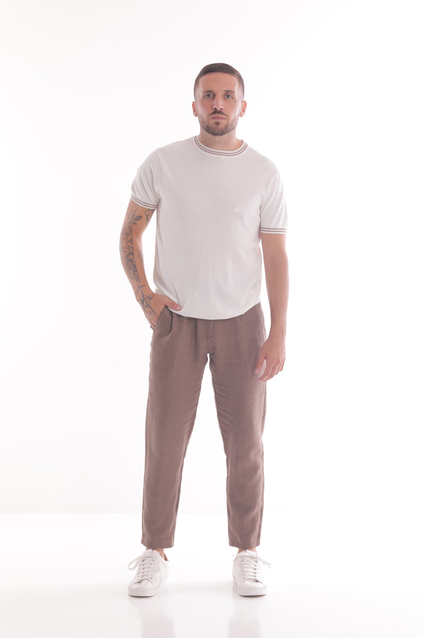 PANTALONE DI LINO