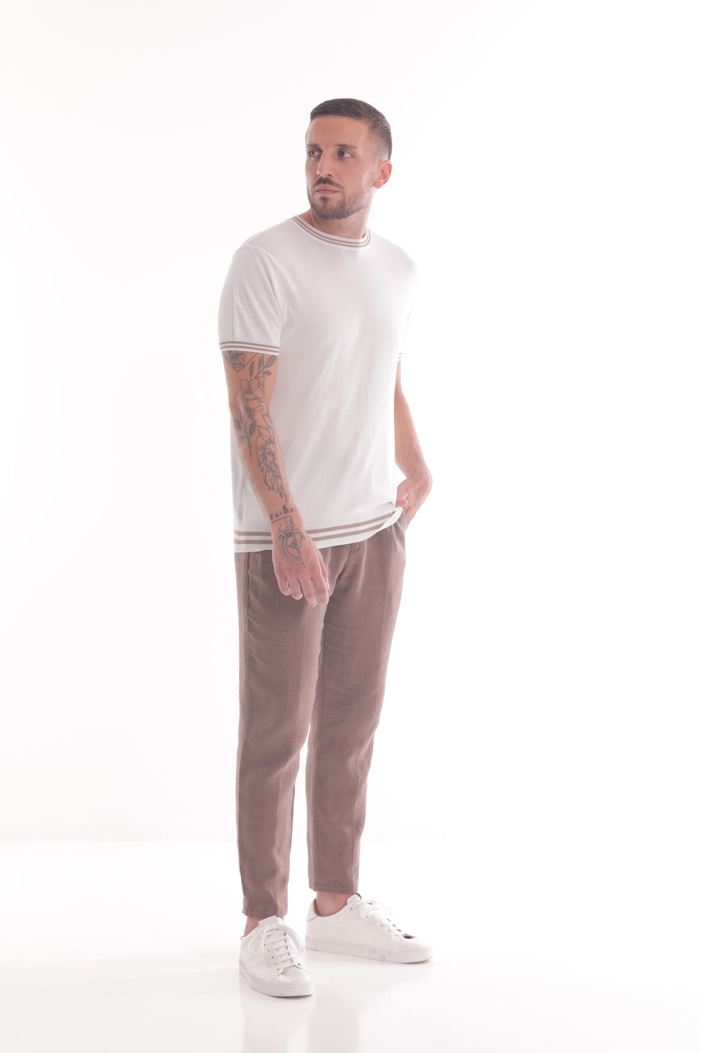 PANTALONE DI LINO