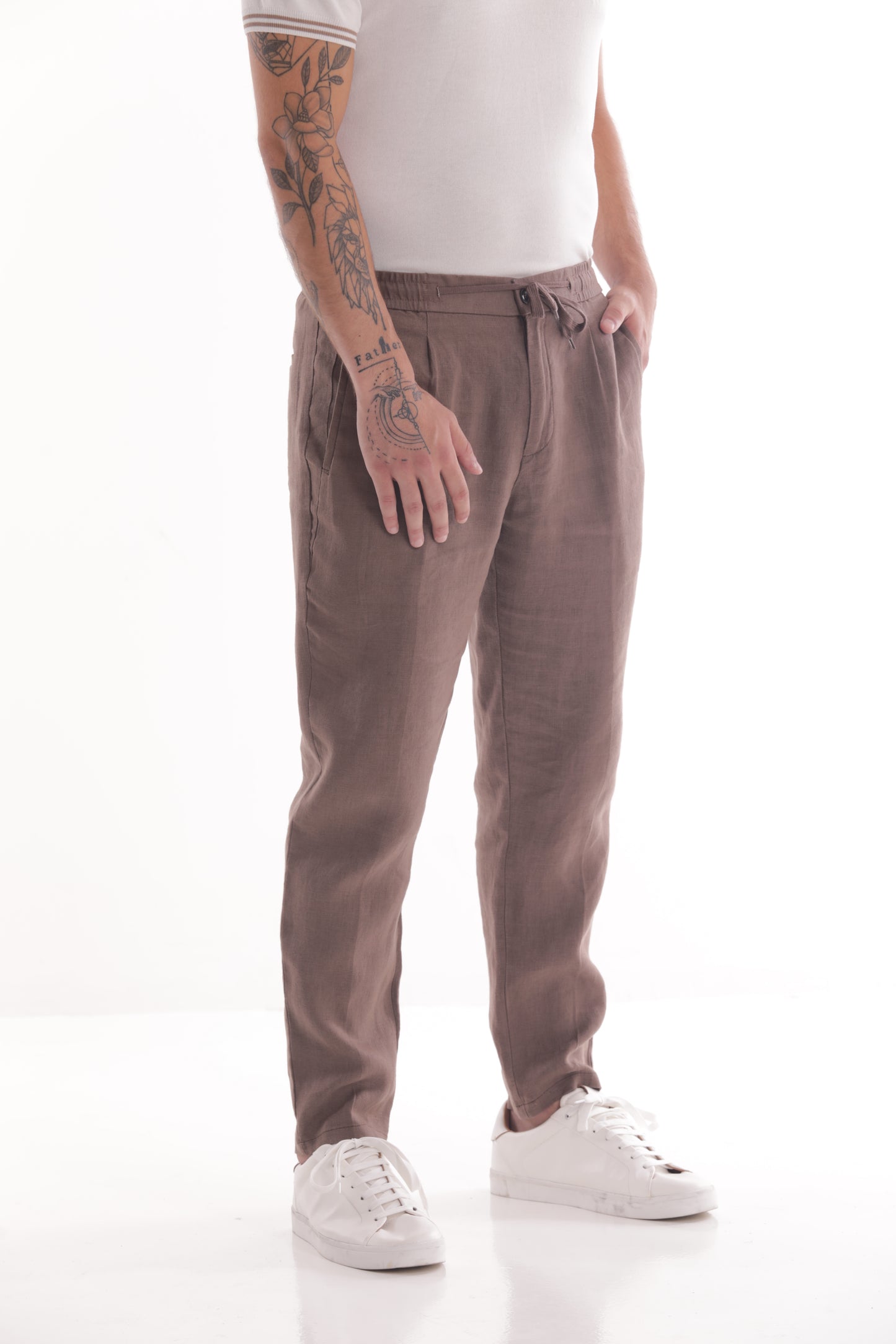PANTALONE DI LINO