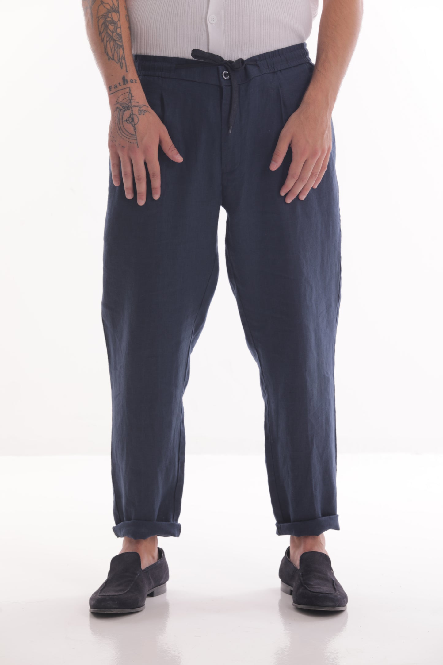 PANTALONE DI LINO