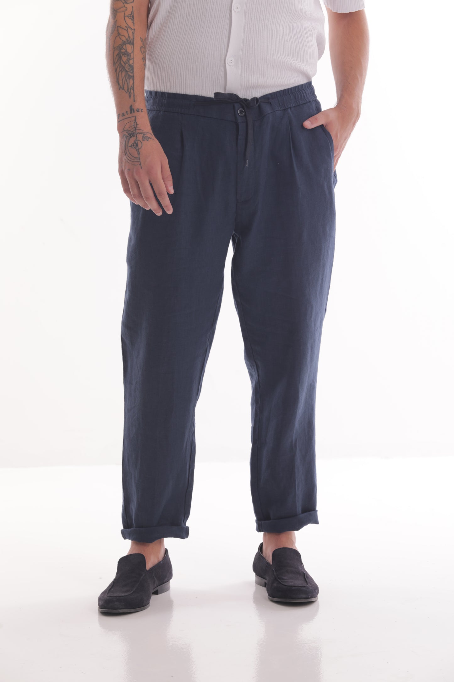 PANTALONE DI LINO