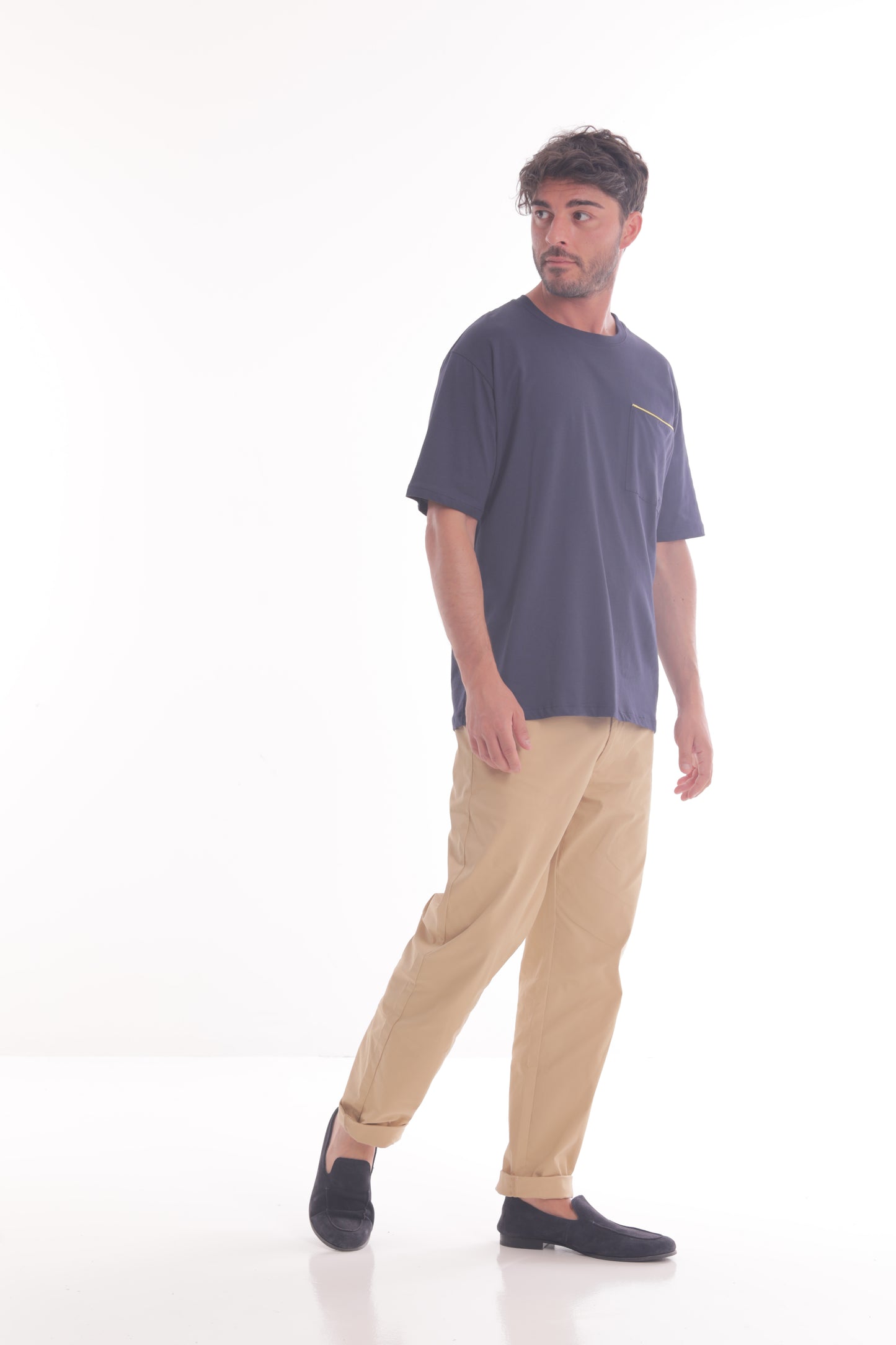 PANTALONE DETTAGLIO CINTURINI SUI FIANCHI