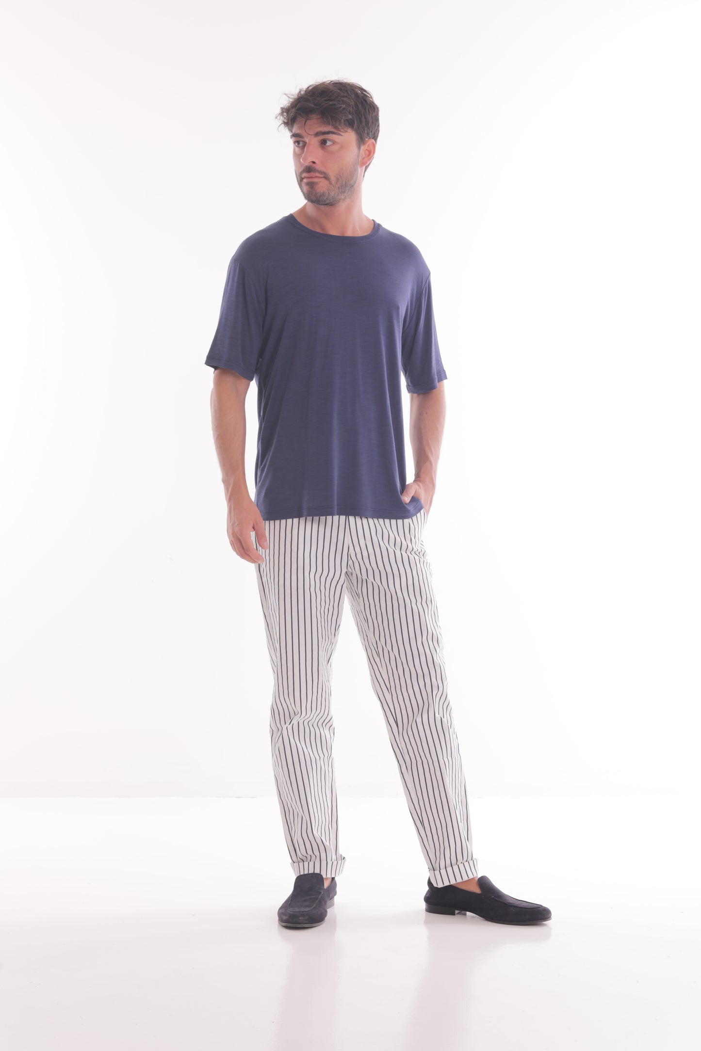 PANTALONE A RIGHE