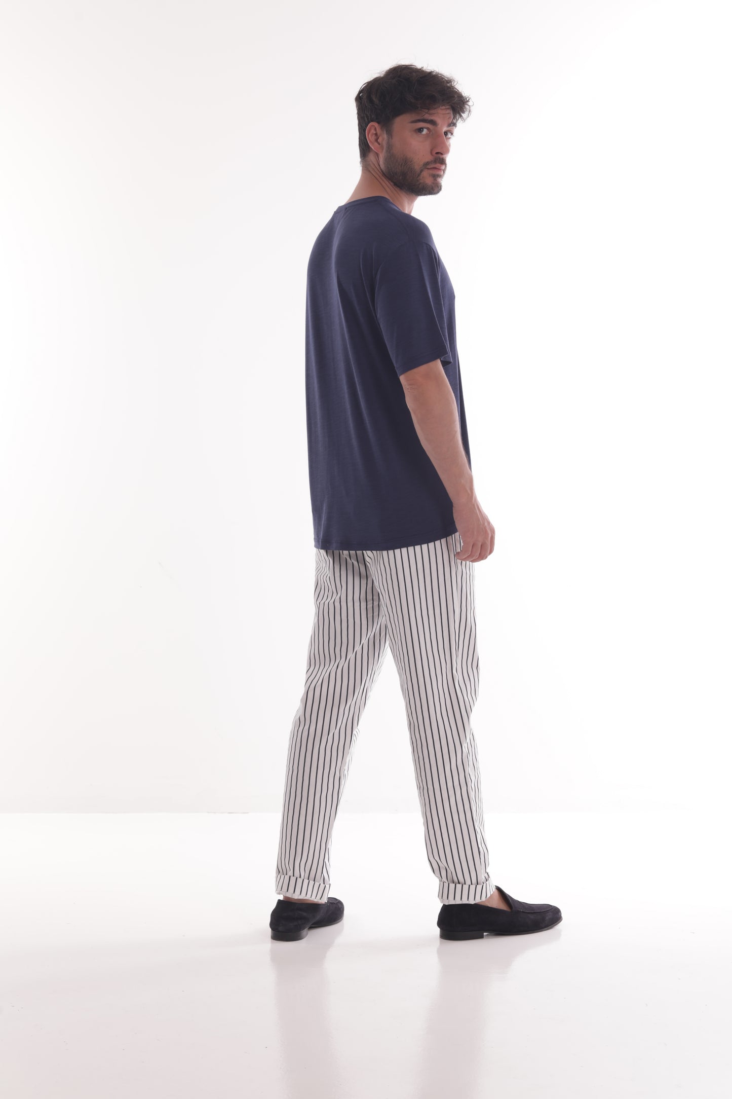 PANTALONE A RIGHE