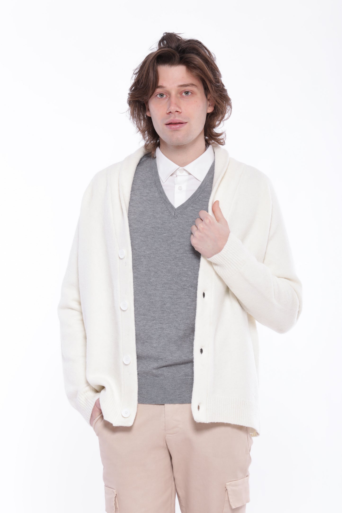 MAGLIA CARDIGAN STRUTTURATA