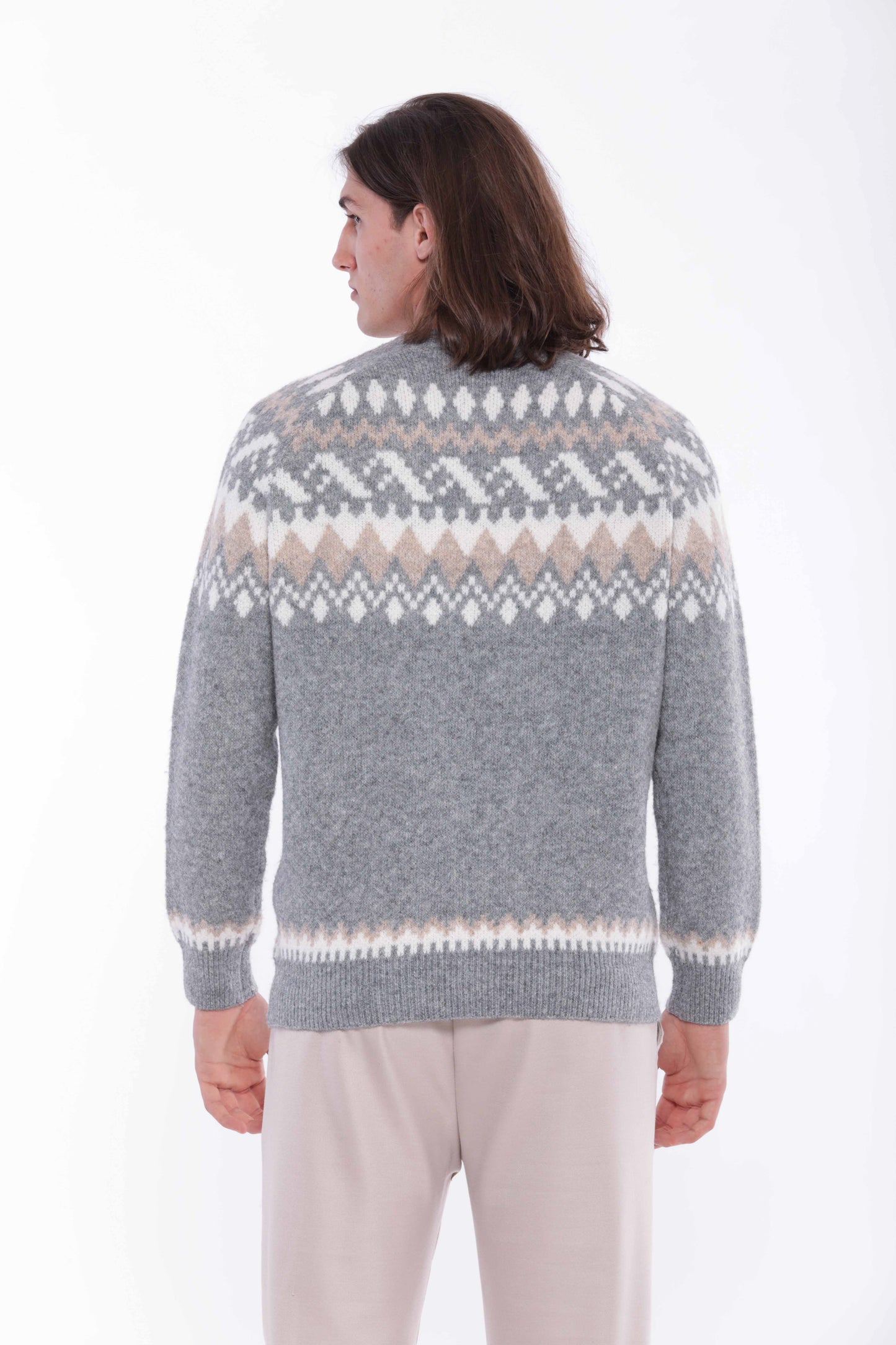 MAGLIA CON MOTIVO JACQUARD