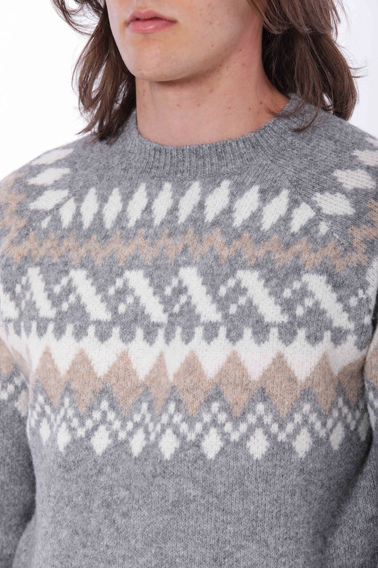 MAGLIA CON MOTIVO JACQUARD