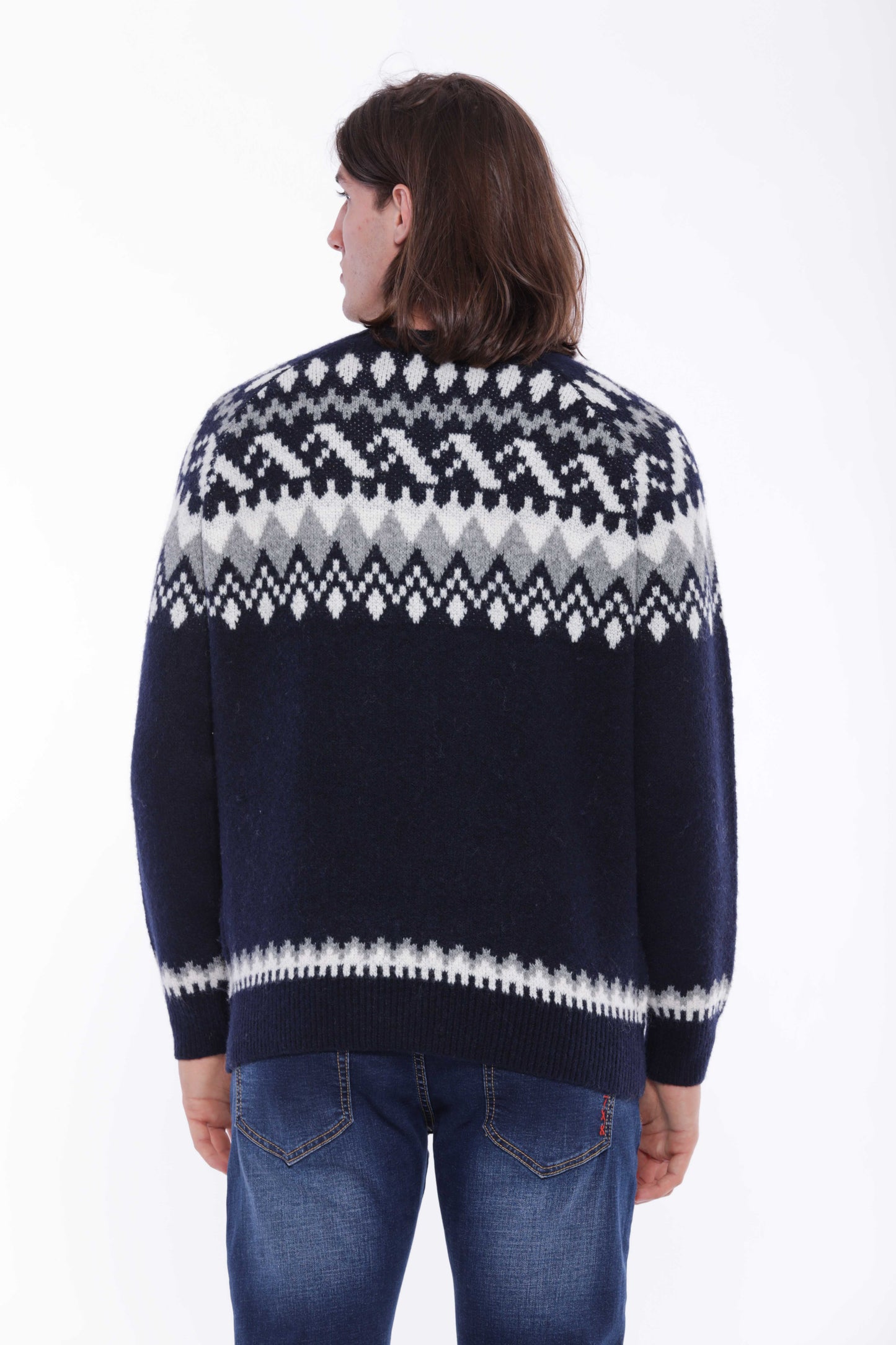 MAGLIA CON MOTIVO JACQUARD