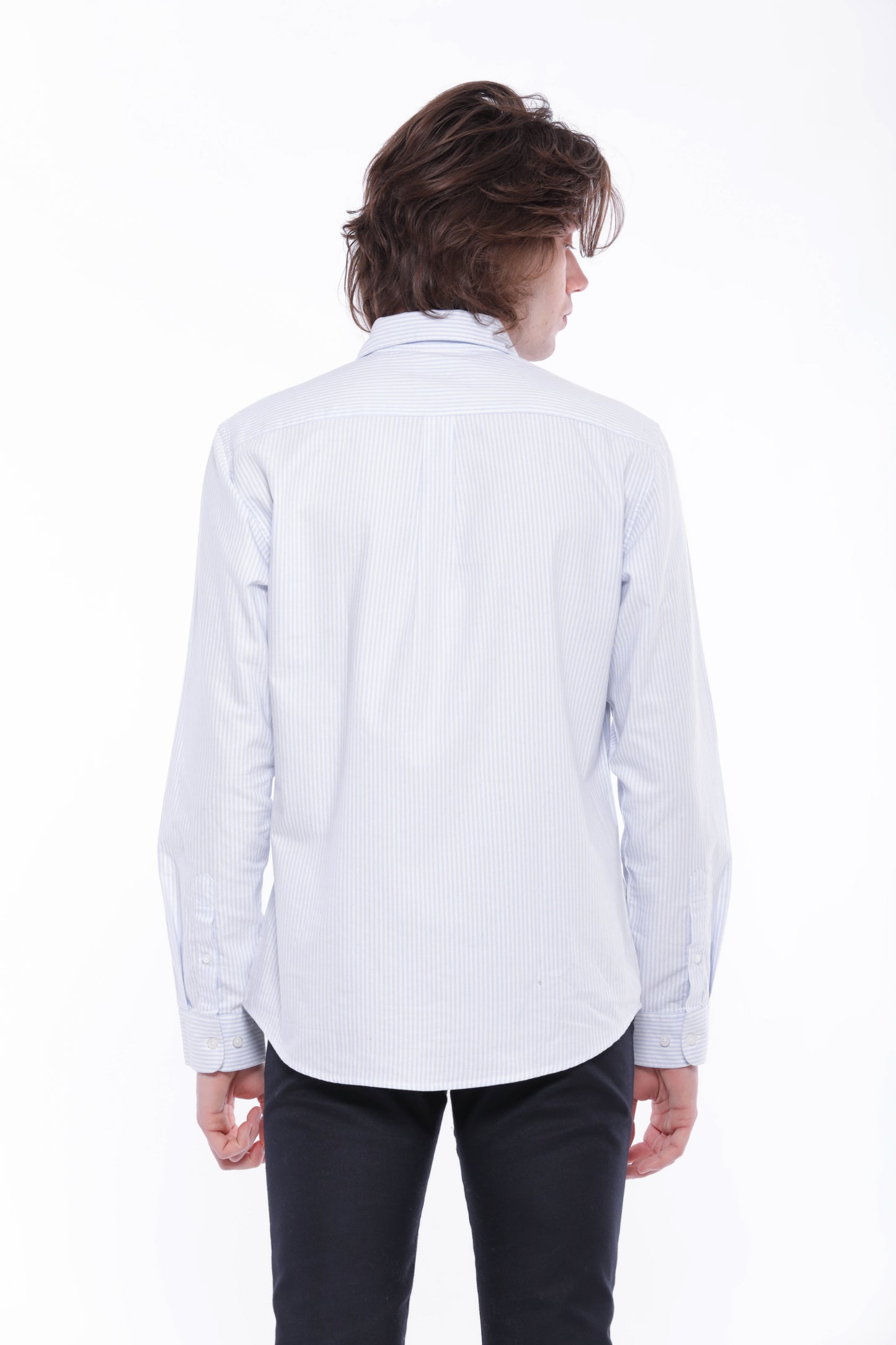 CAMICIA OXFORD A RIGHE
