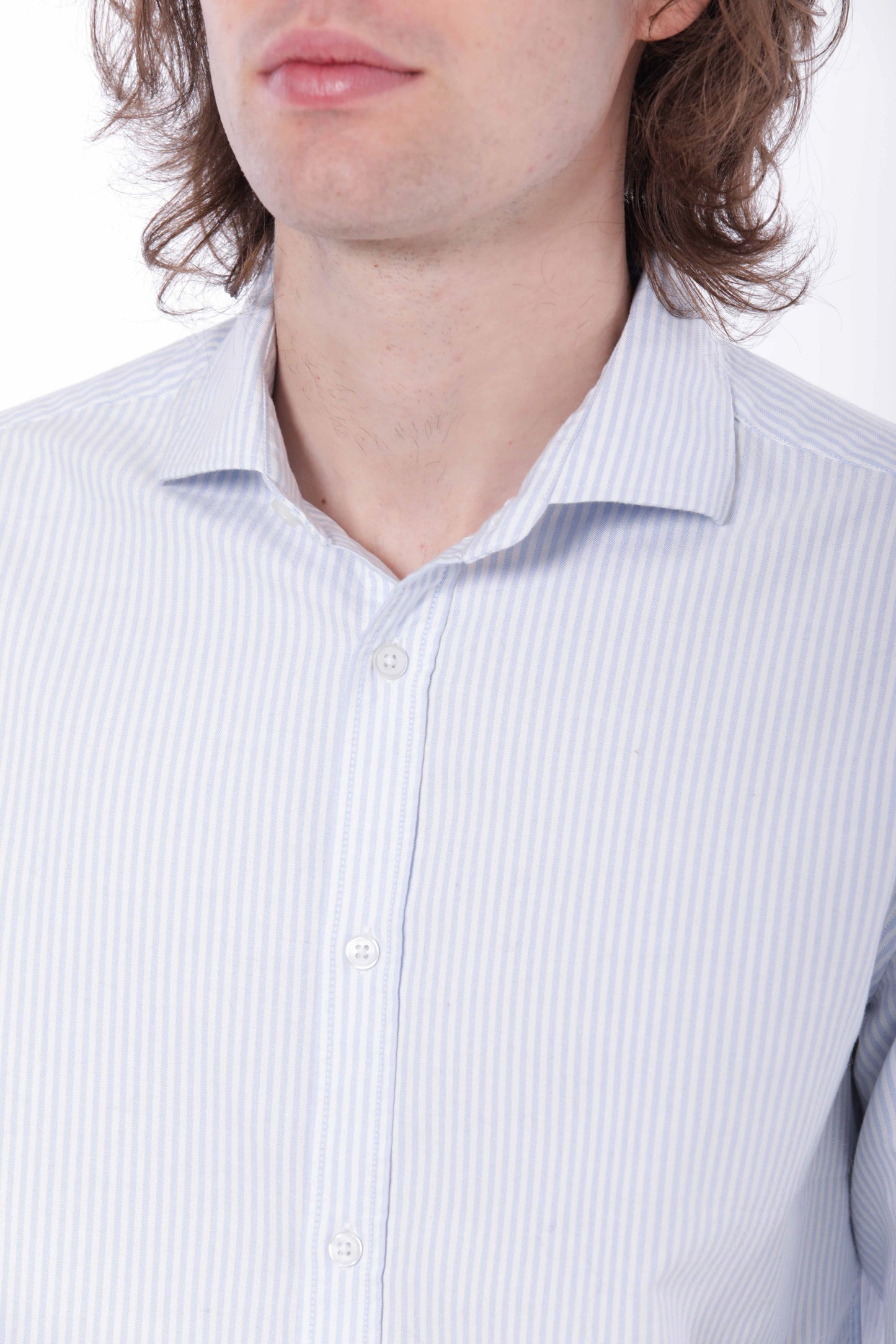 CAMICIA OXFORD A RIGHE
