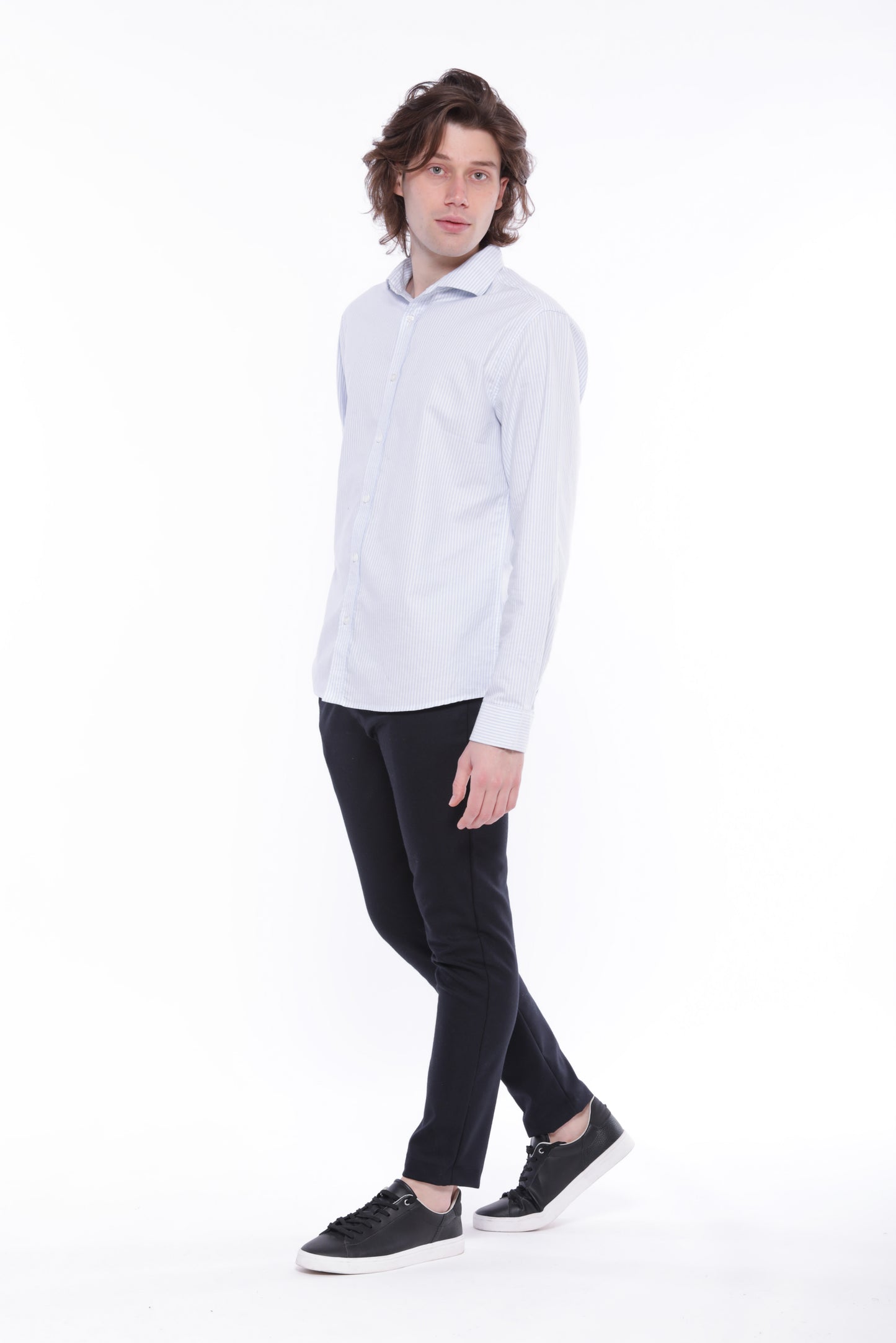 CAMICIA OXFORD A RIGHE