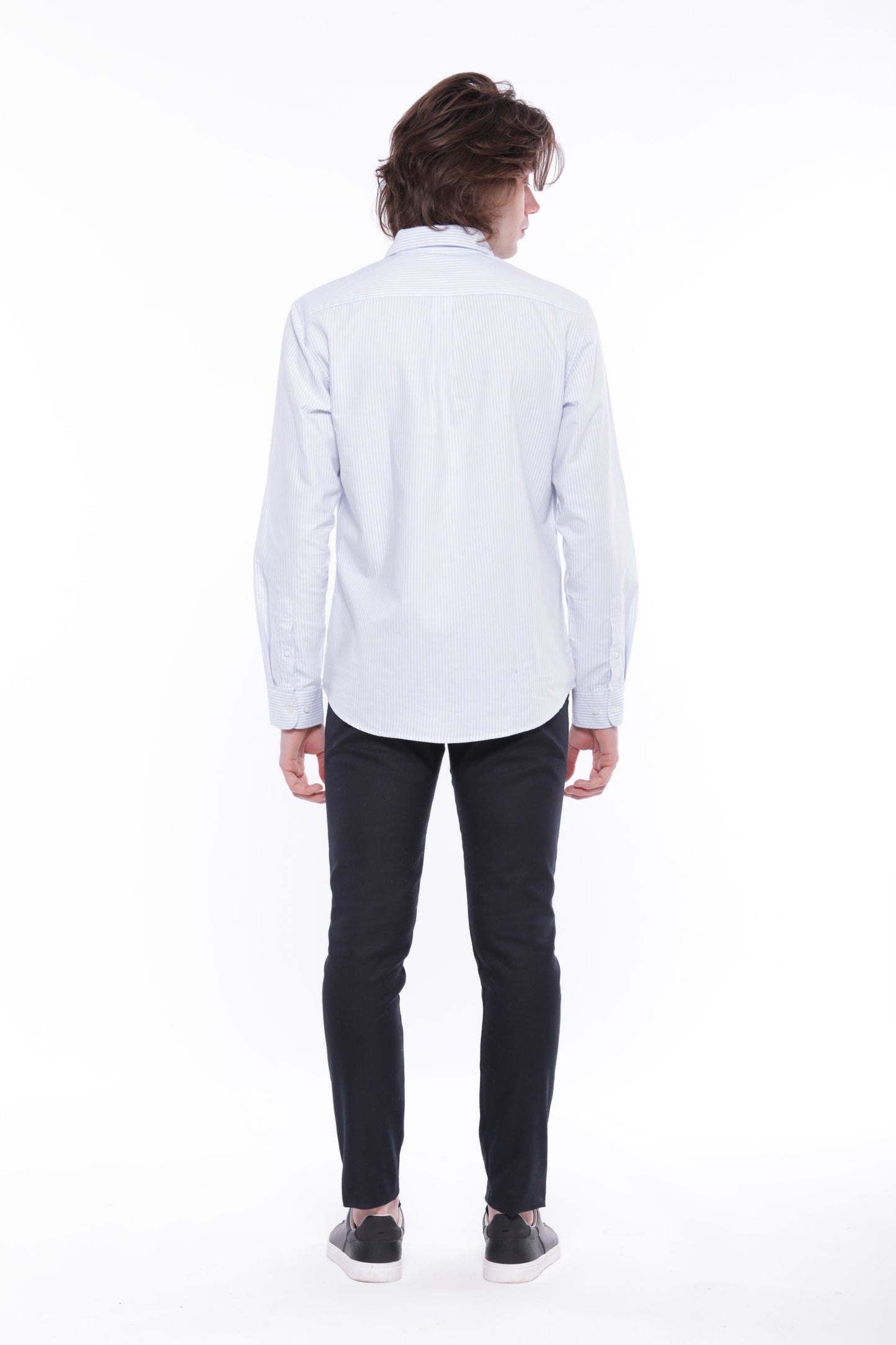 CAMICIA OXFORD A RIGHE