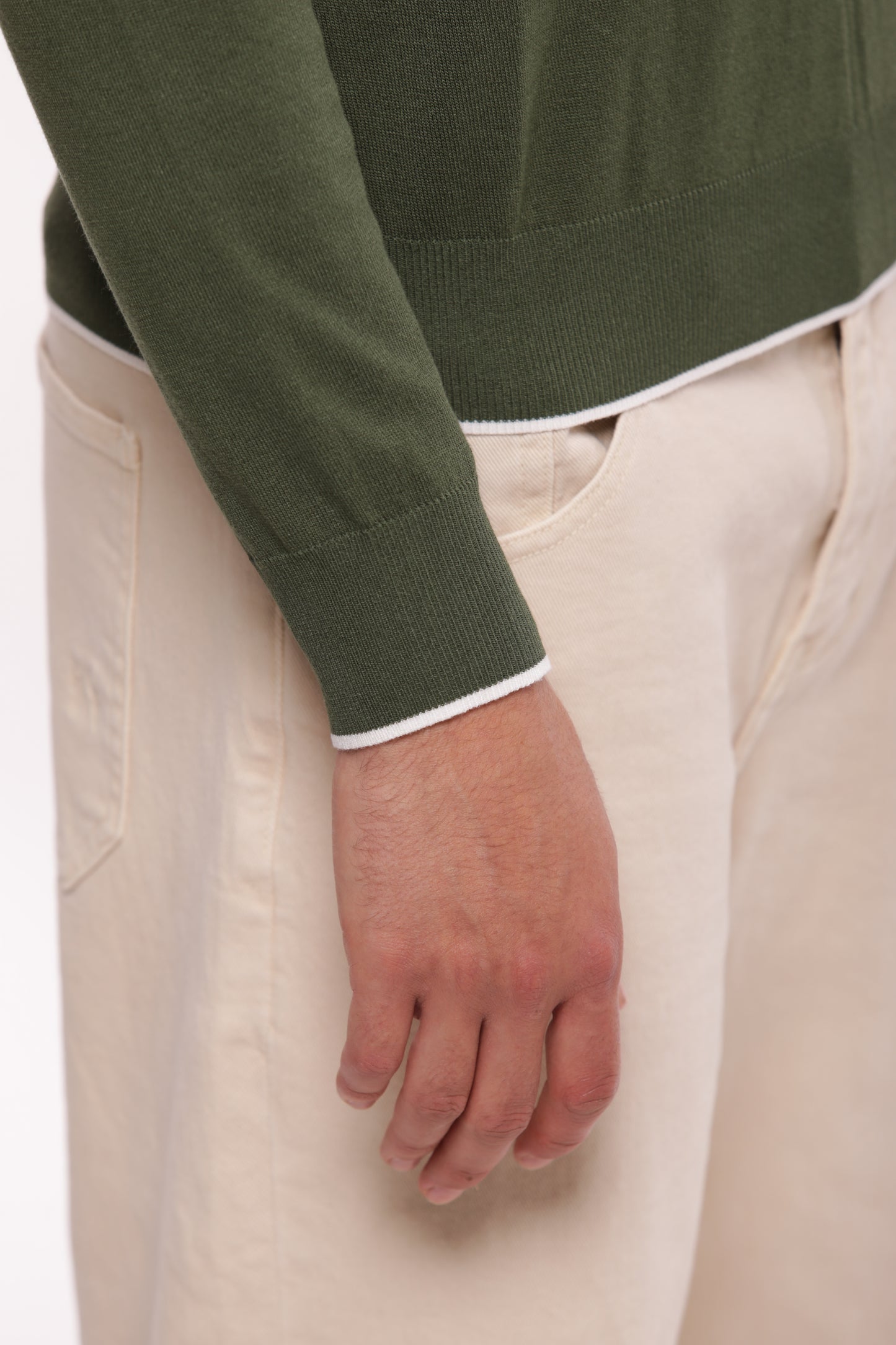MAGLIA PULLOVER GIROCOLLO IN MISTO VISCOSA