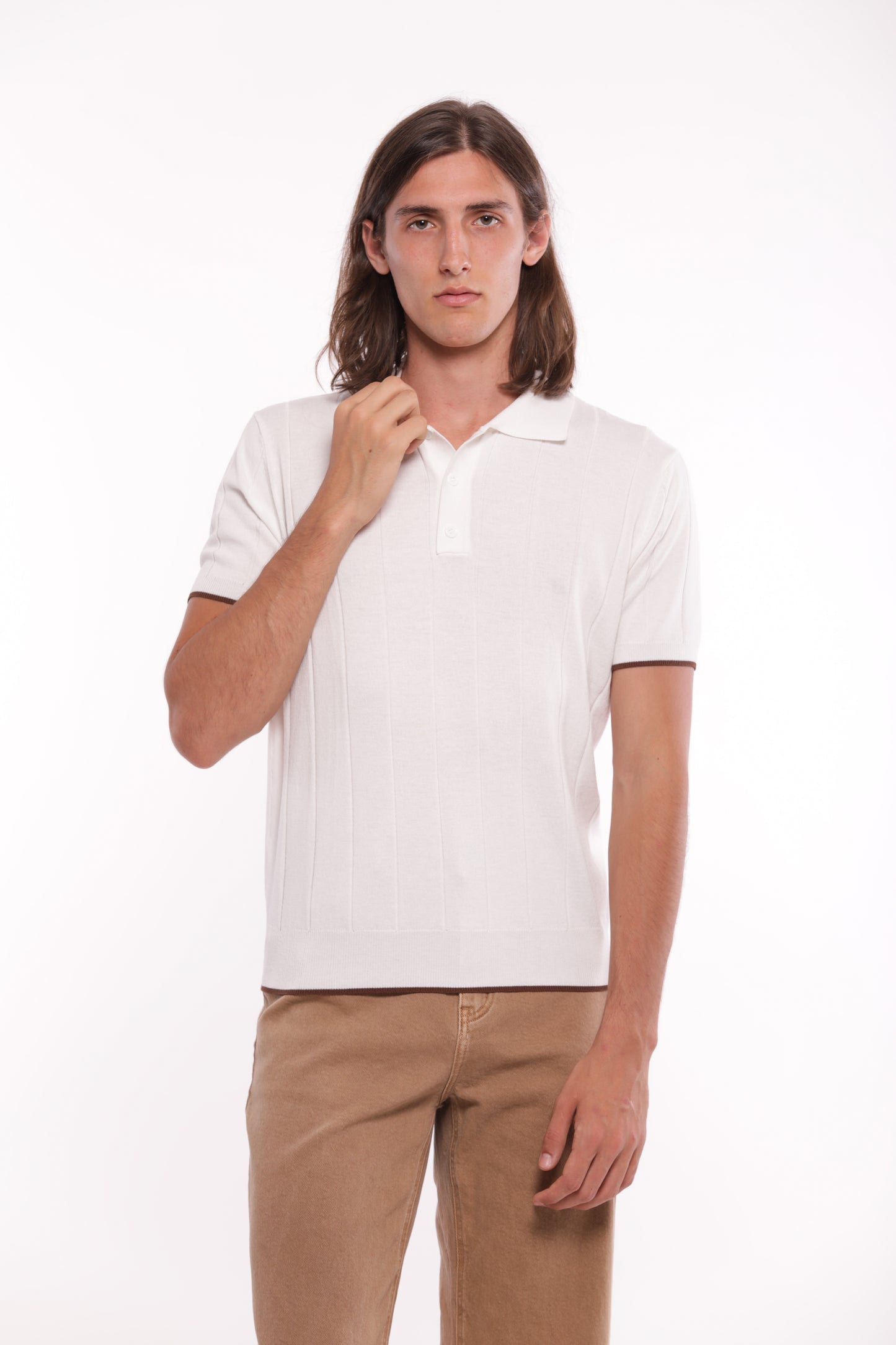 MAGLIA A POLO CANNETE'
