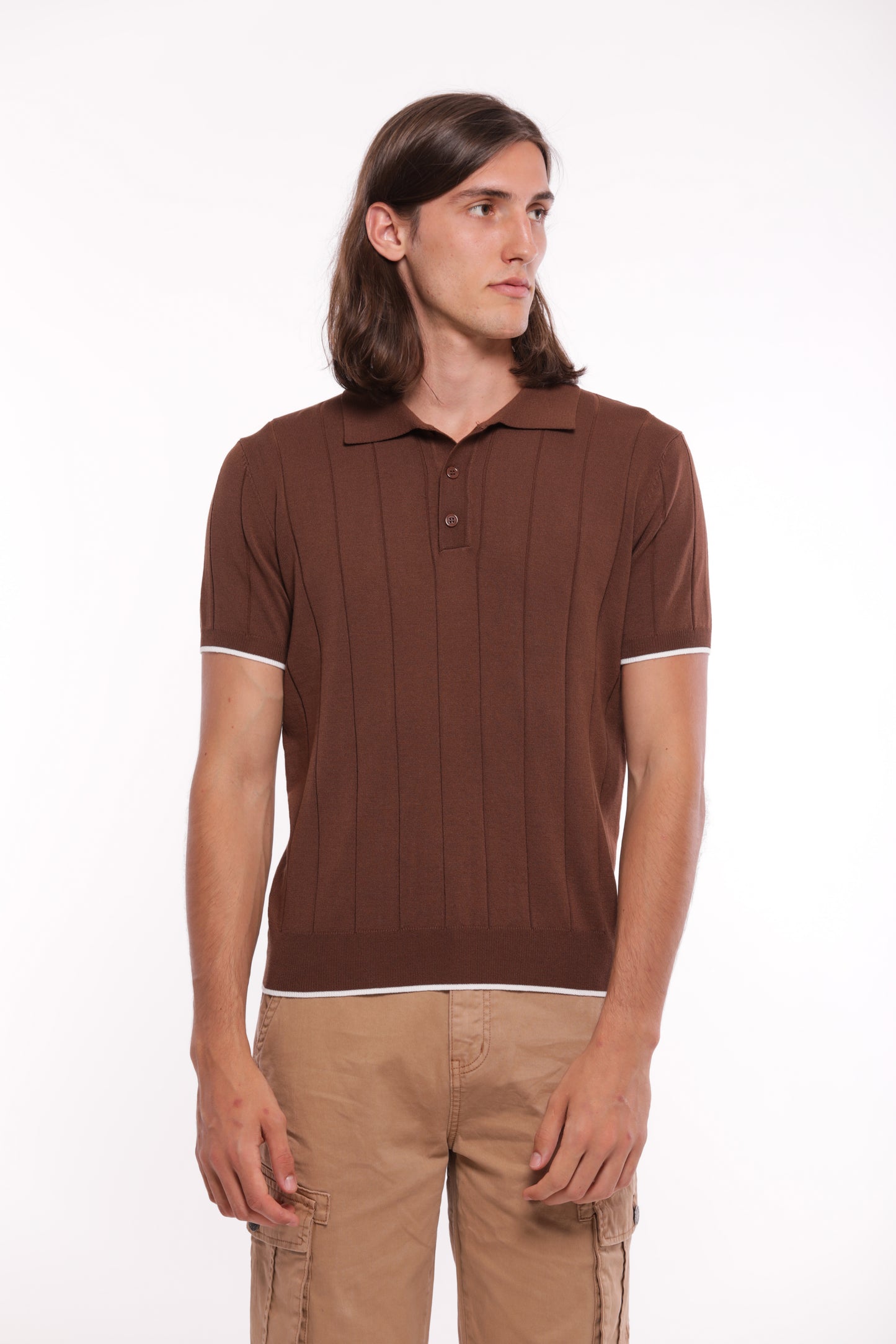MAGLIA A POLO CANNETE'