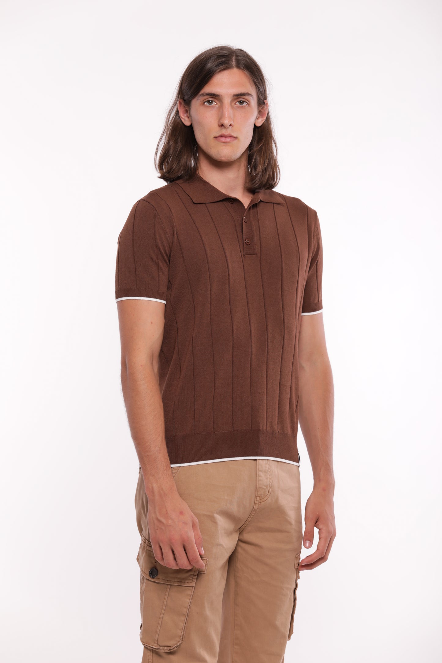 MAGLIA A POLO CANNETE'