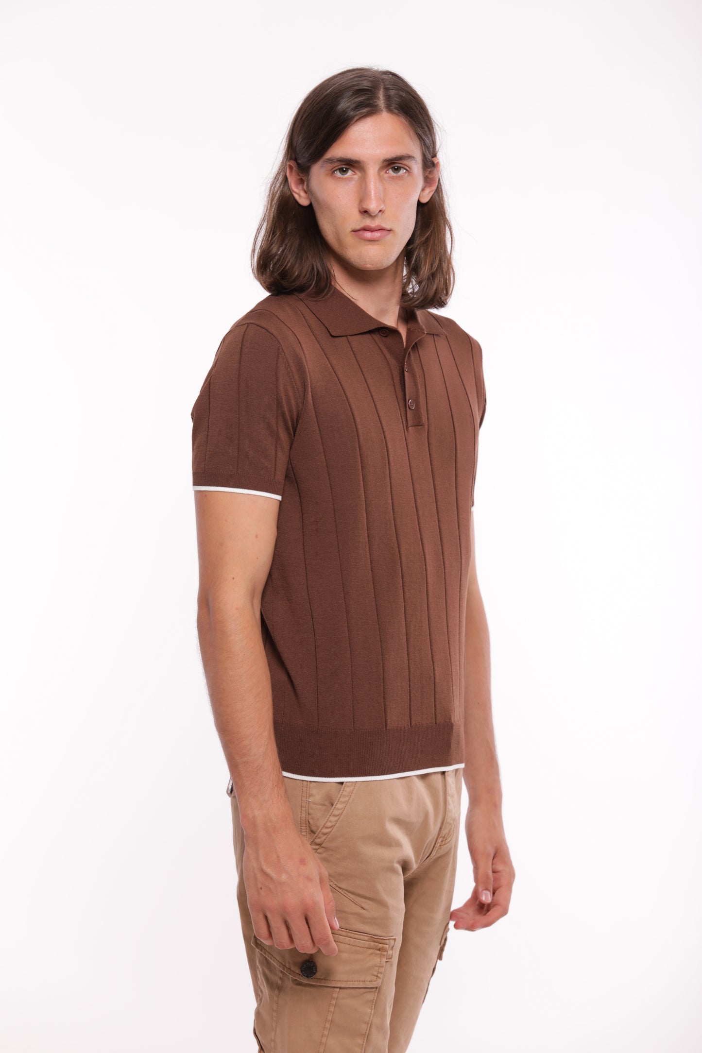 MAGLIA A POLO CANNETE'