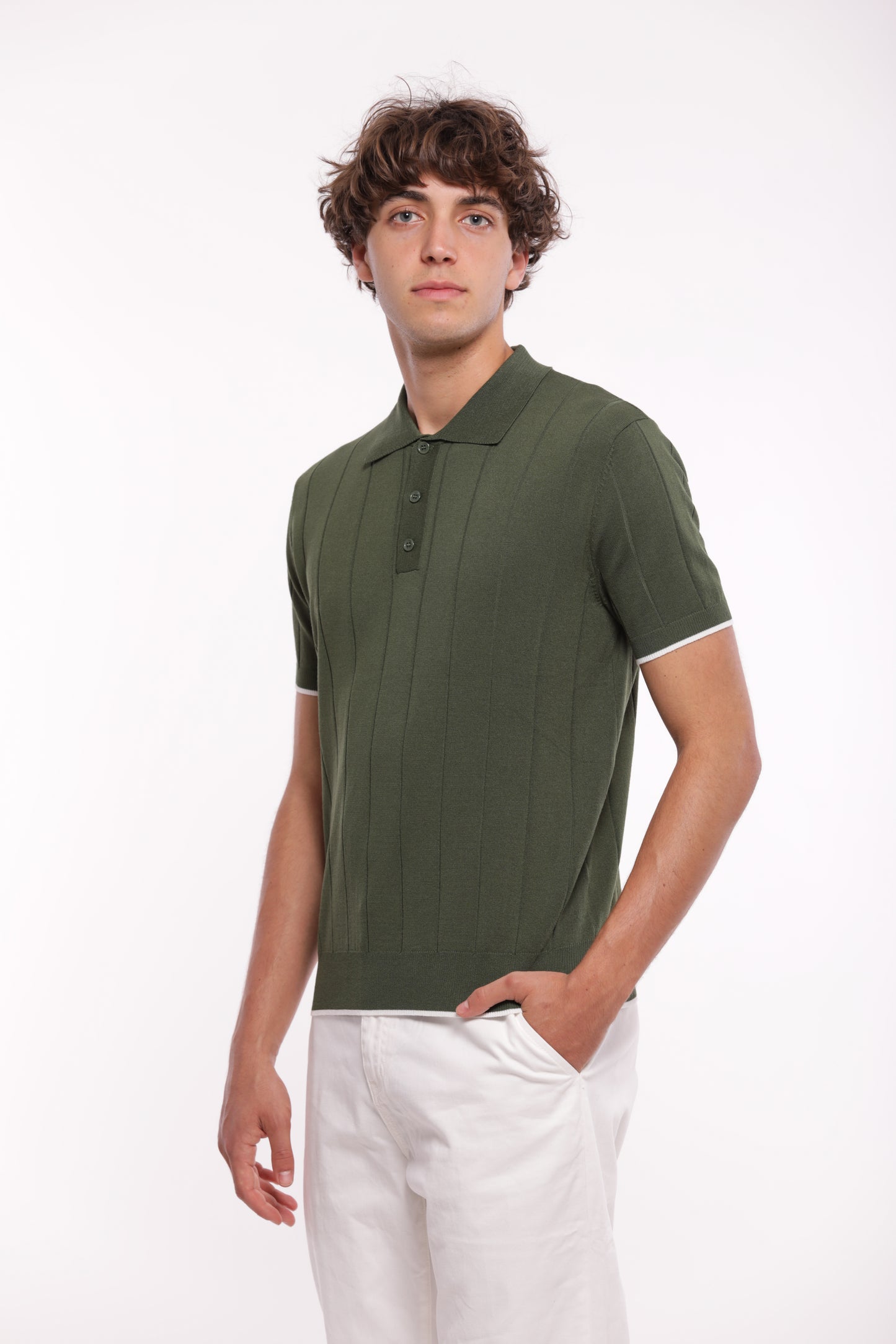 MAGLIA A POLO CANNETE'