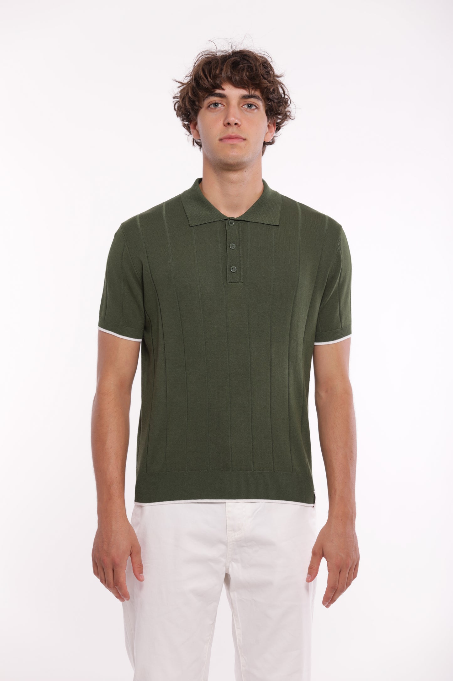 MAGLIA A POLO CANNETE'