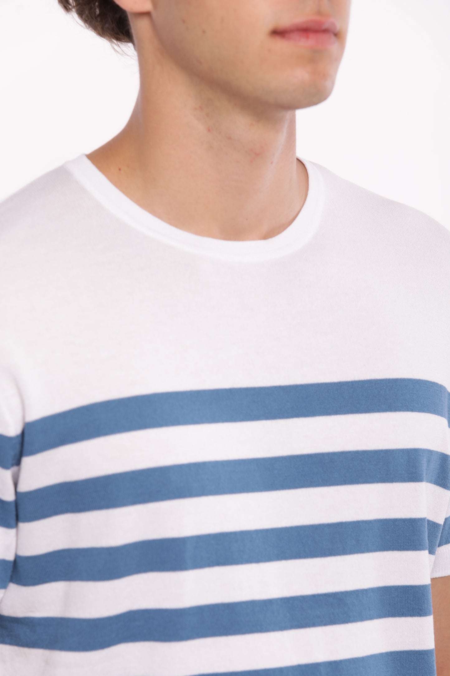 MAGLIA GIROCOLLO A RIGHE