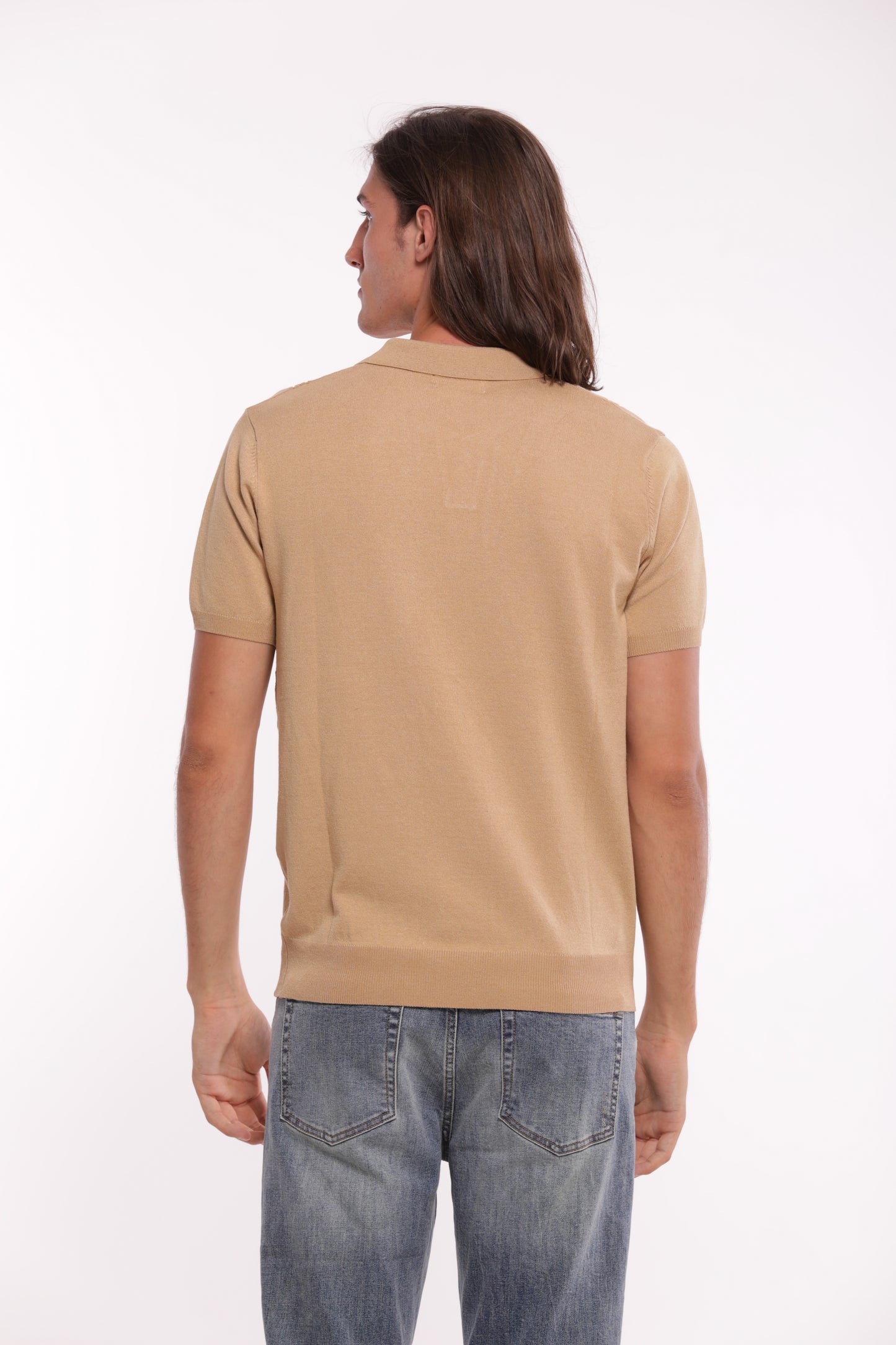 POLO IN MAGLIA IN MISTO VISCOSA