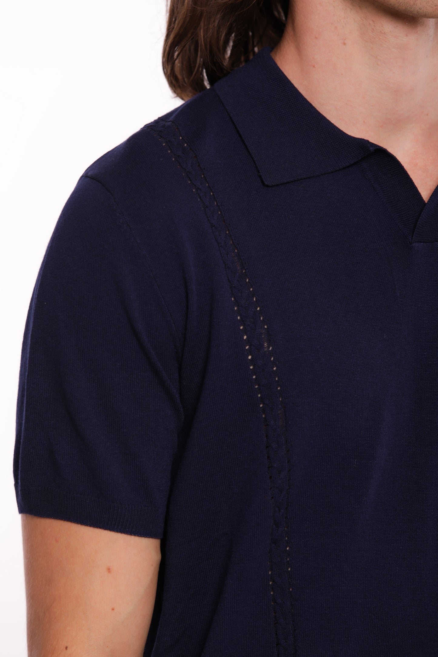 POLO IN MAGLIA IN MISTO VISCOSA