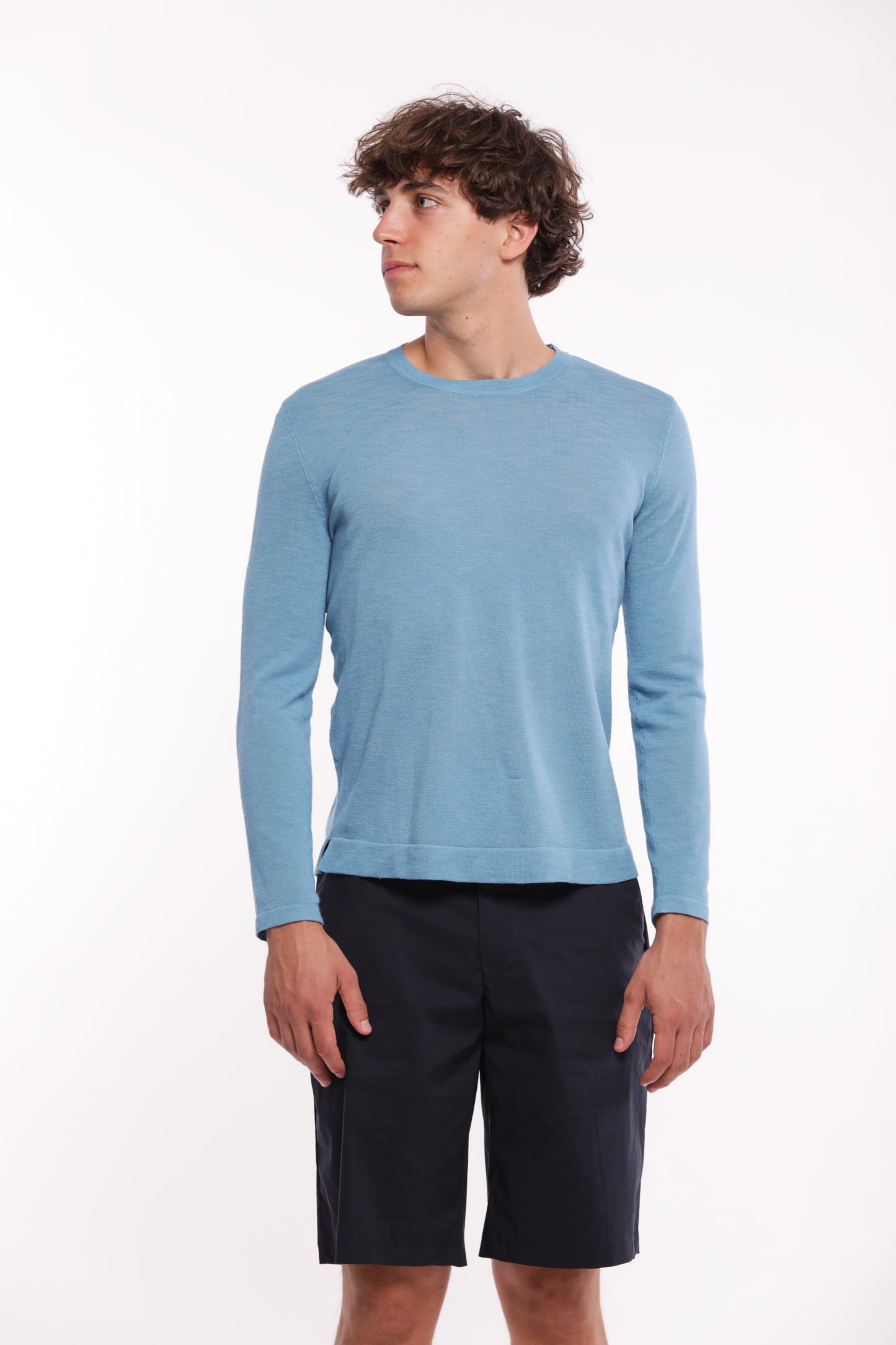 MAGLIA GIROCOLLO A MANICA LUNGA