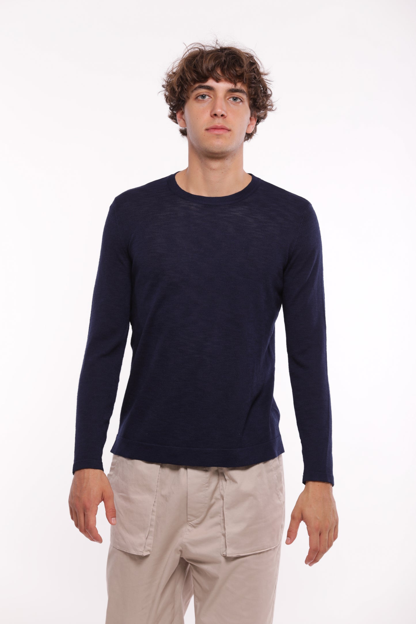 MAGLIA GIROCOLLO A MANICA LUNGA