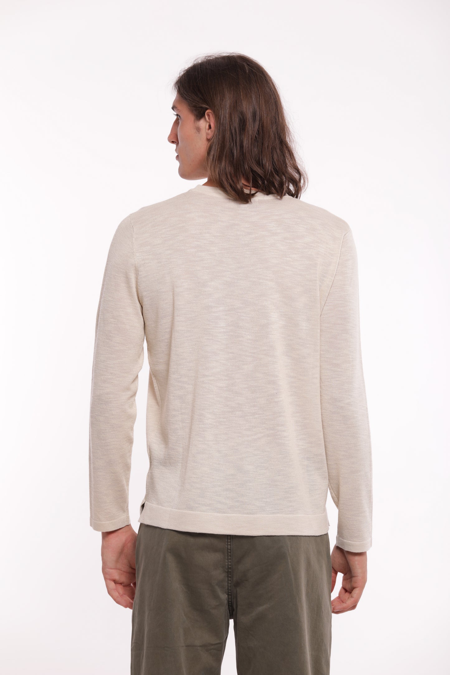 MAGLIA GIROCOLLO A MANICA LUNGA