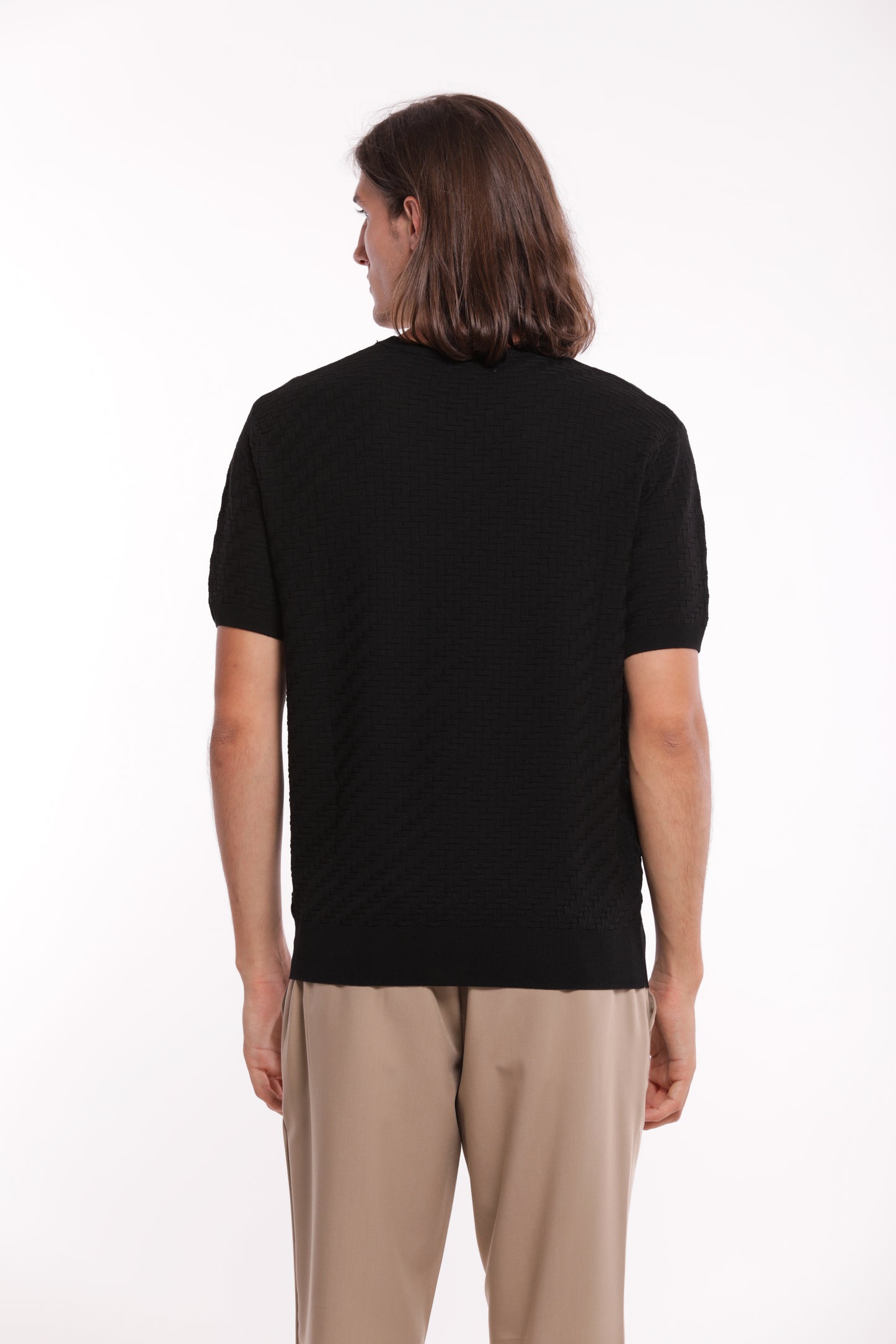 MAGLIA OPERATA IN MISTO VISCOSA