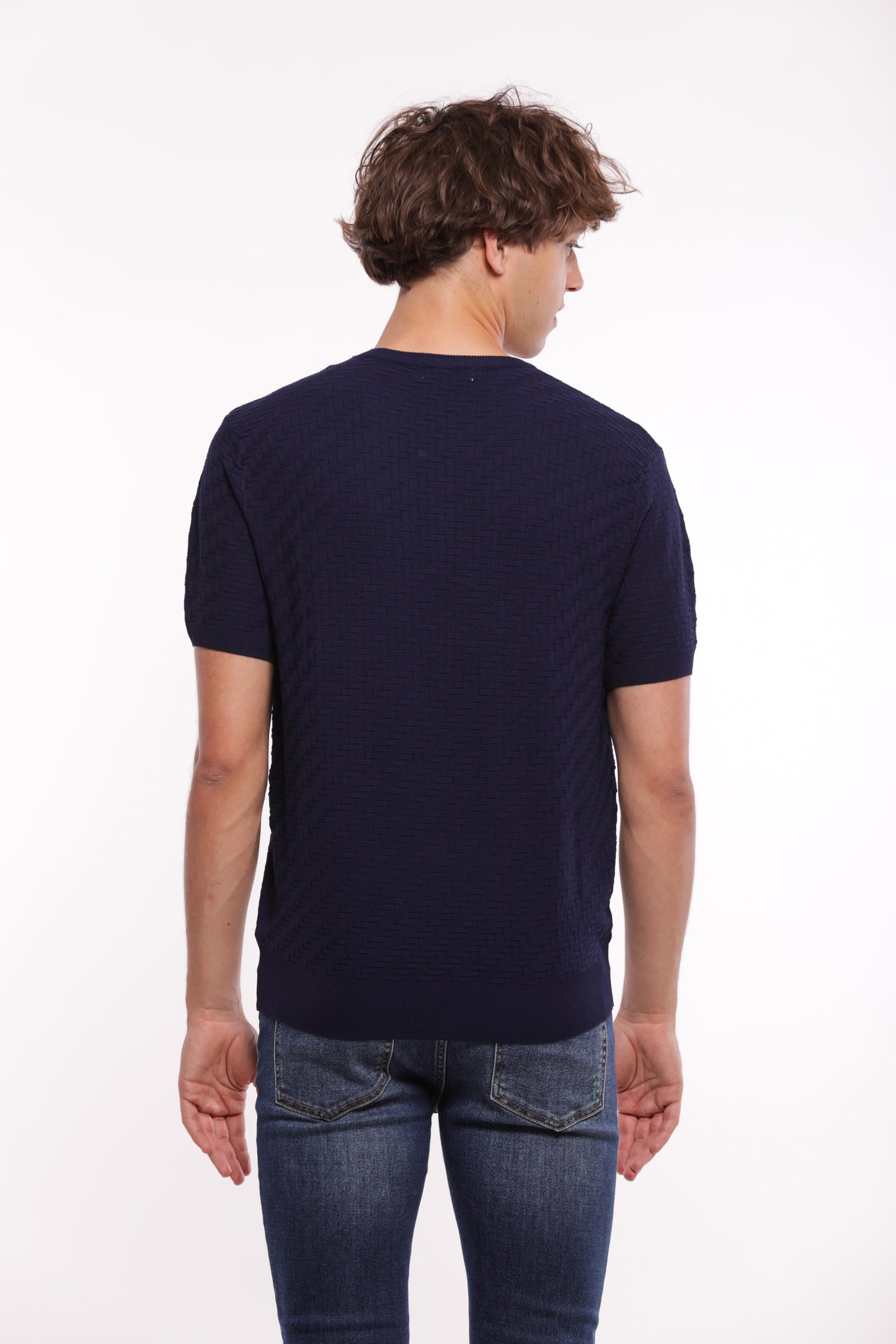 MAGLIA OPERATA IN MISTO VISCOSA