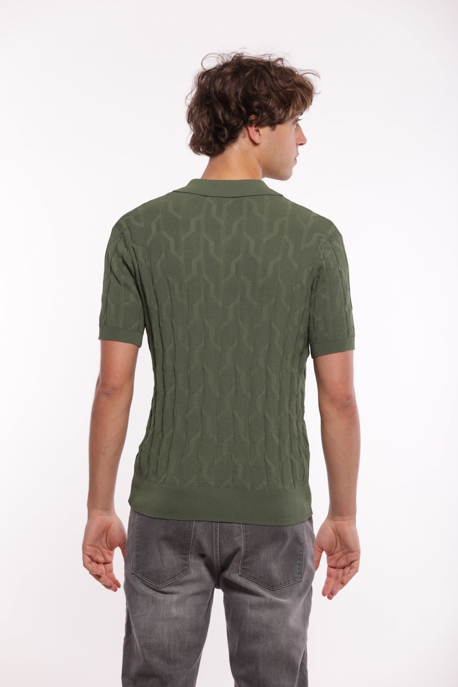 CAMICIA IN MAGLIA STRUTTURATA