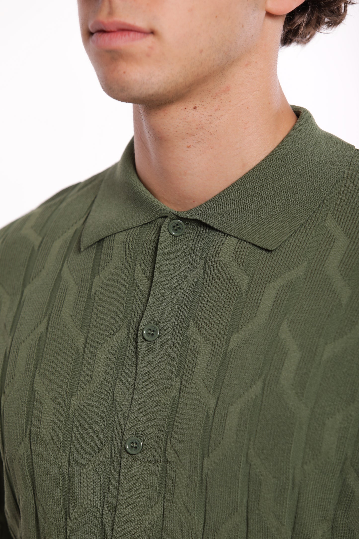 CAMICIA IN MAGLIA STRUTTURATA