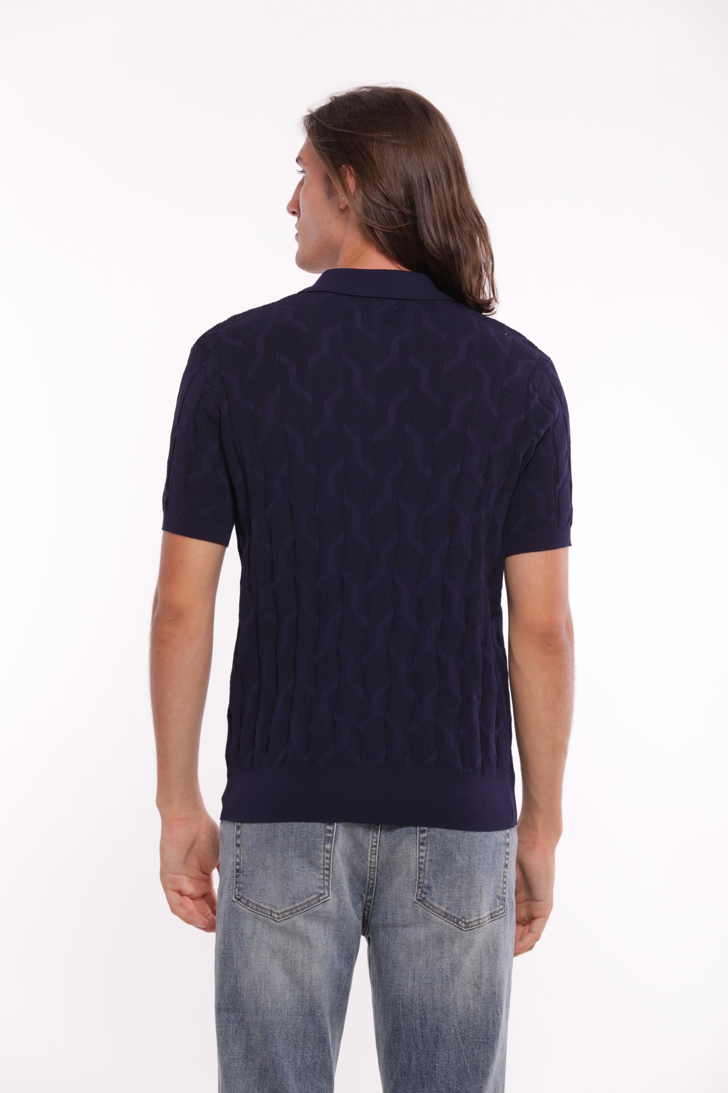 CAMICIA IN MAGLIA STRUTTURATA