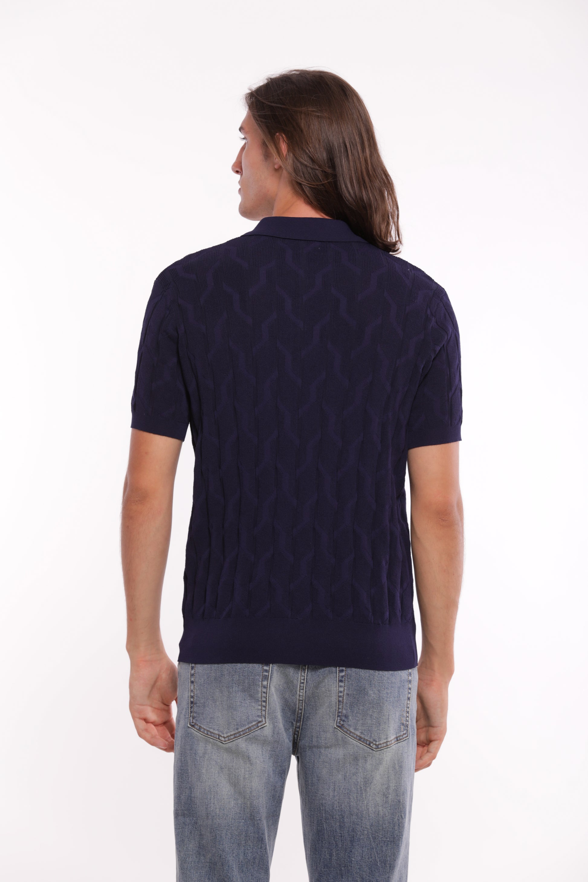 CAMICIA IN MAGLIA STRUTTURATA