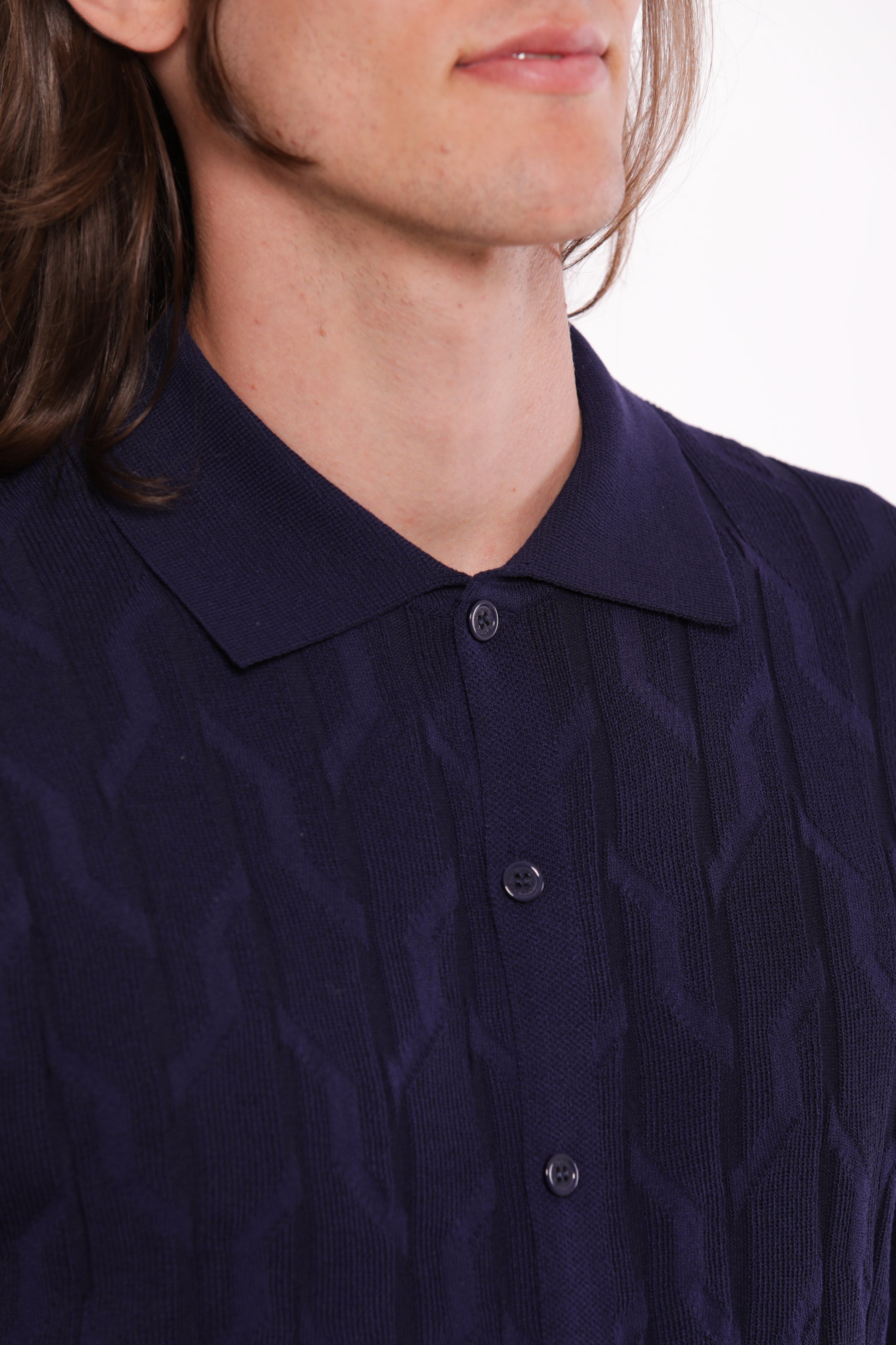 CAMICIA IN MAGLIA STRUTTURATA