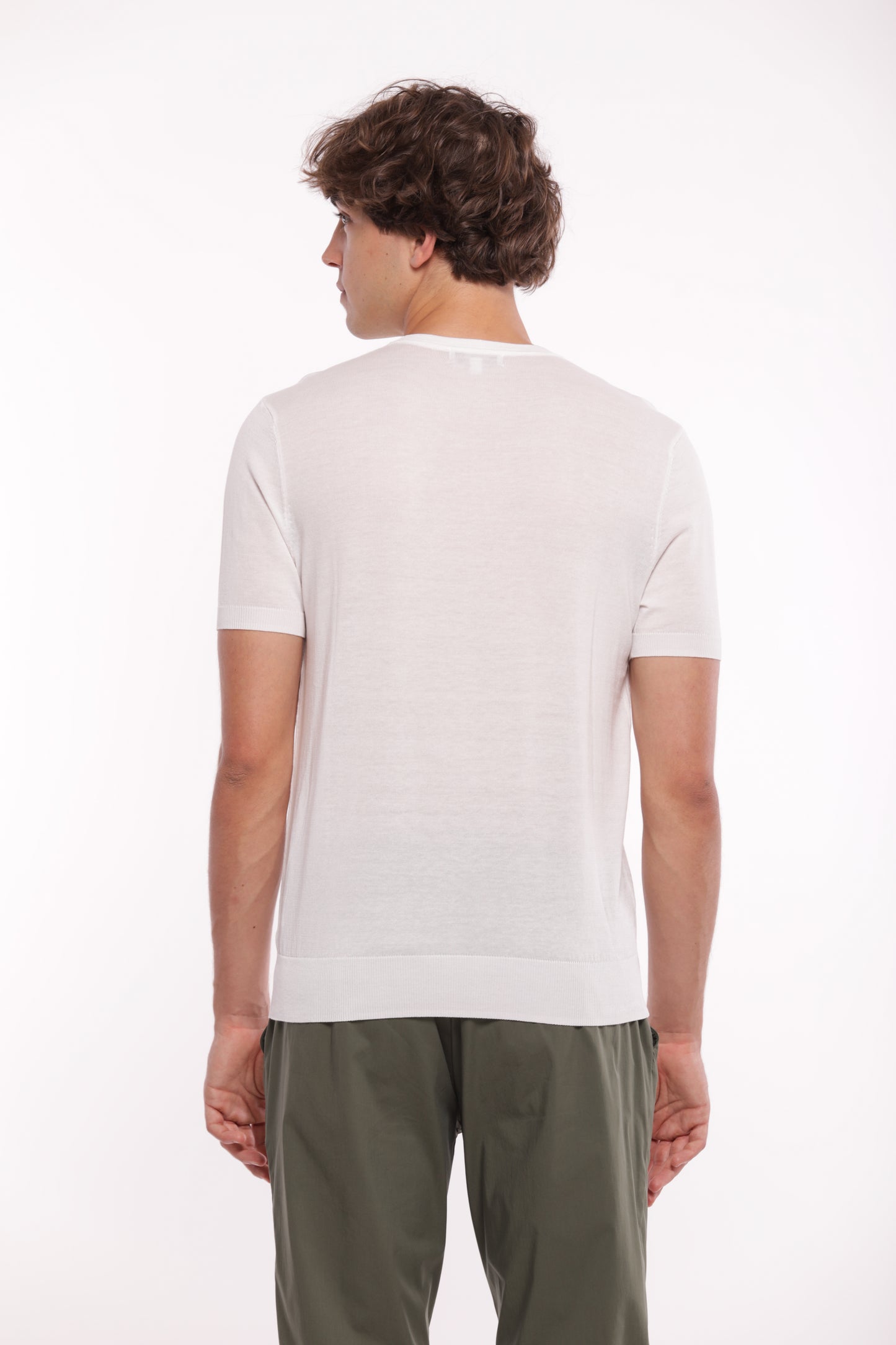 MAGLIETTA IN MAGLIA GIROCOLLO