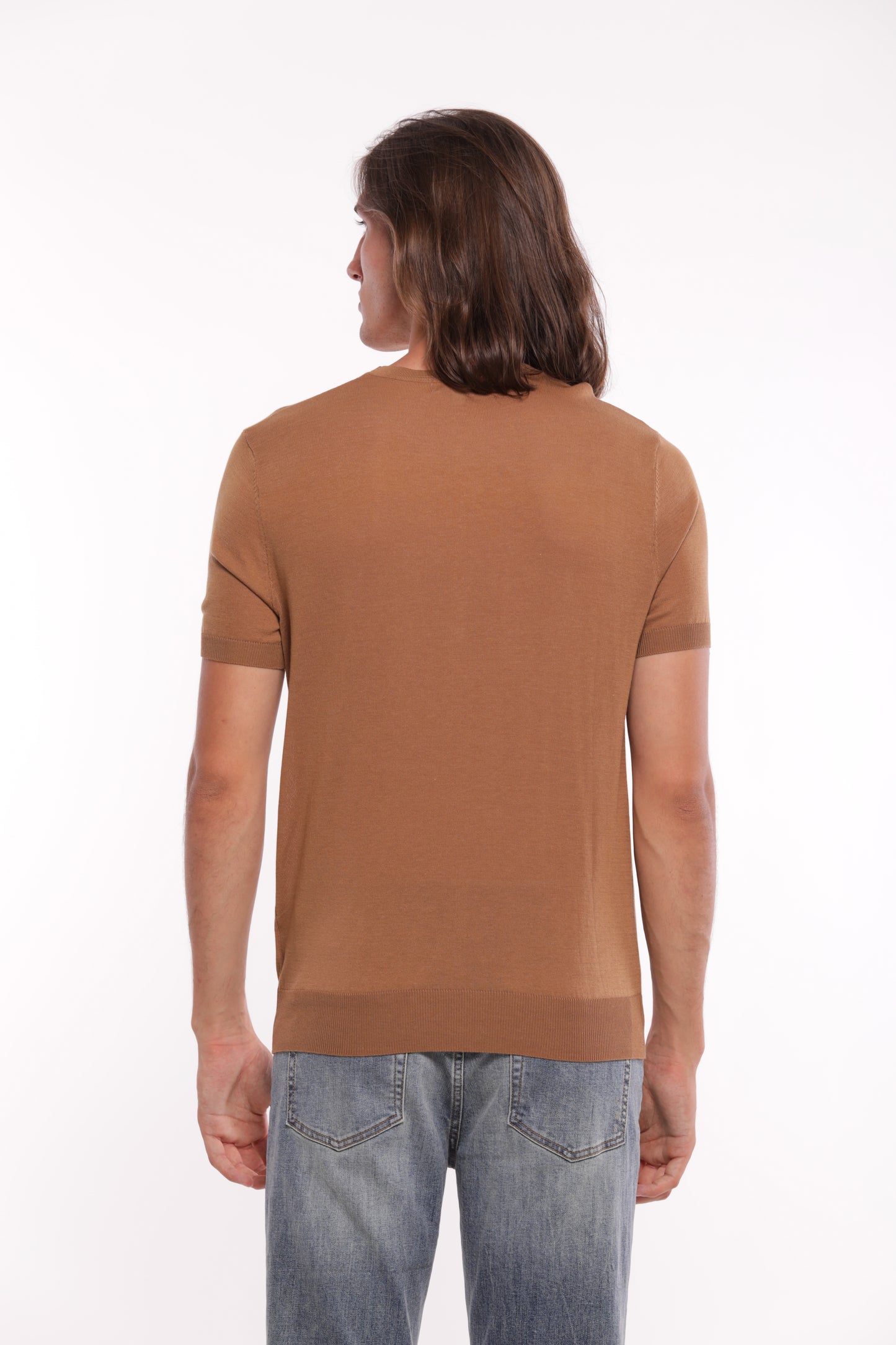 MAGLIETTA IN MAGLIA GIROCOLLO