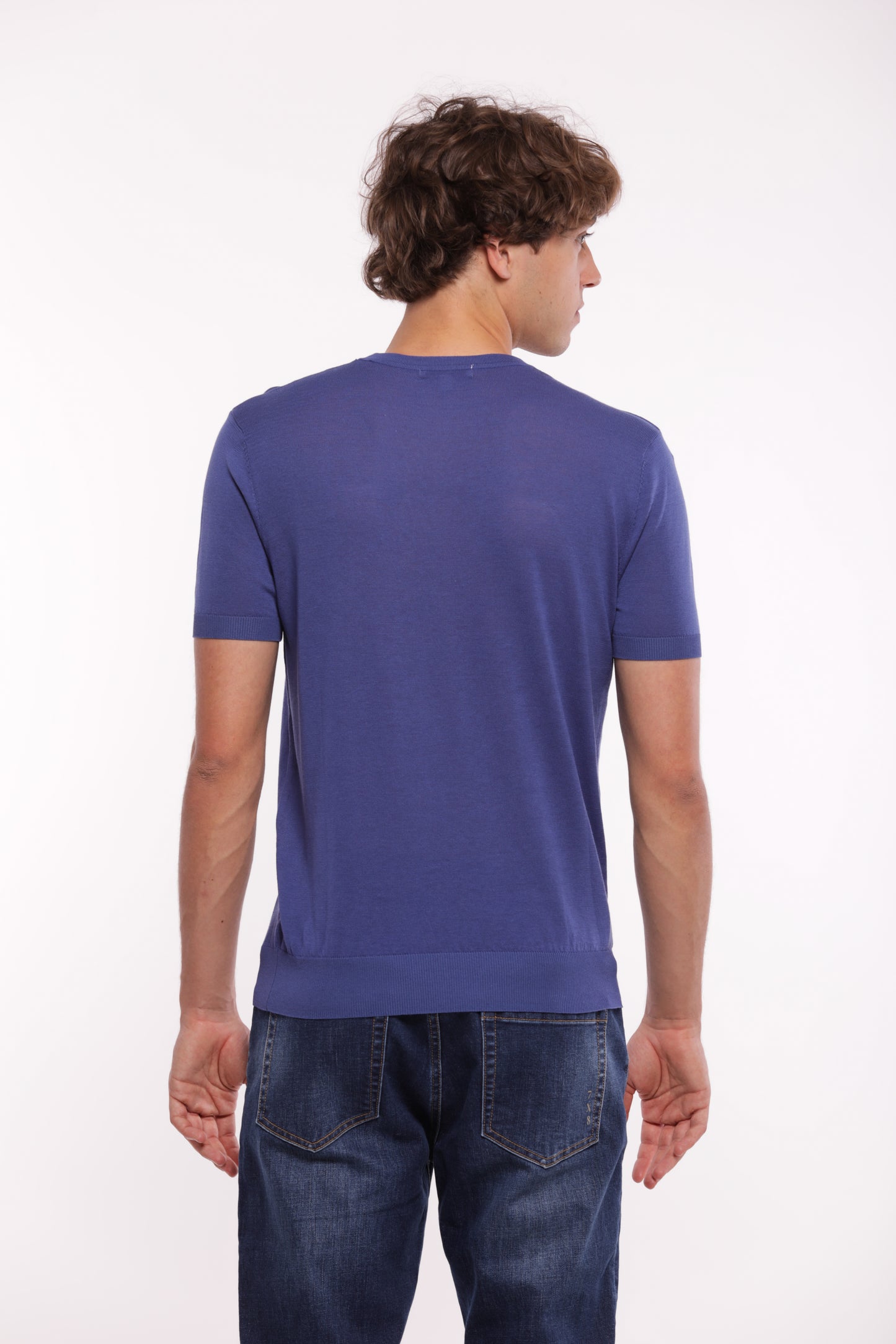 MAGLIETTA IN MAGLIA GIROCOLLO
