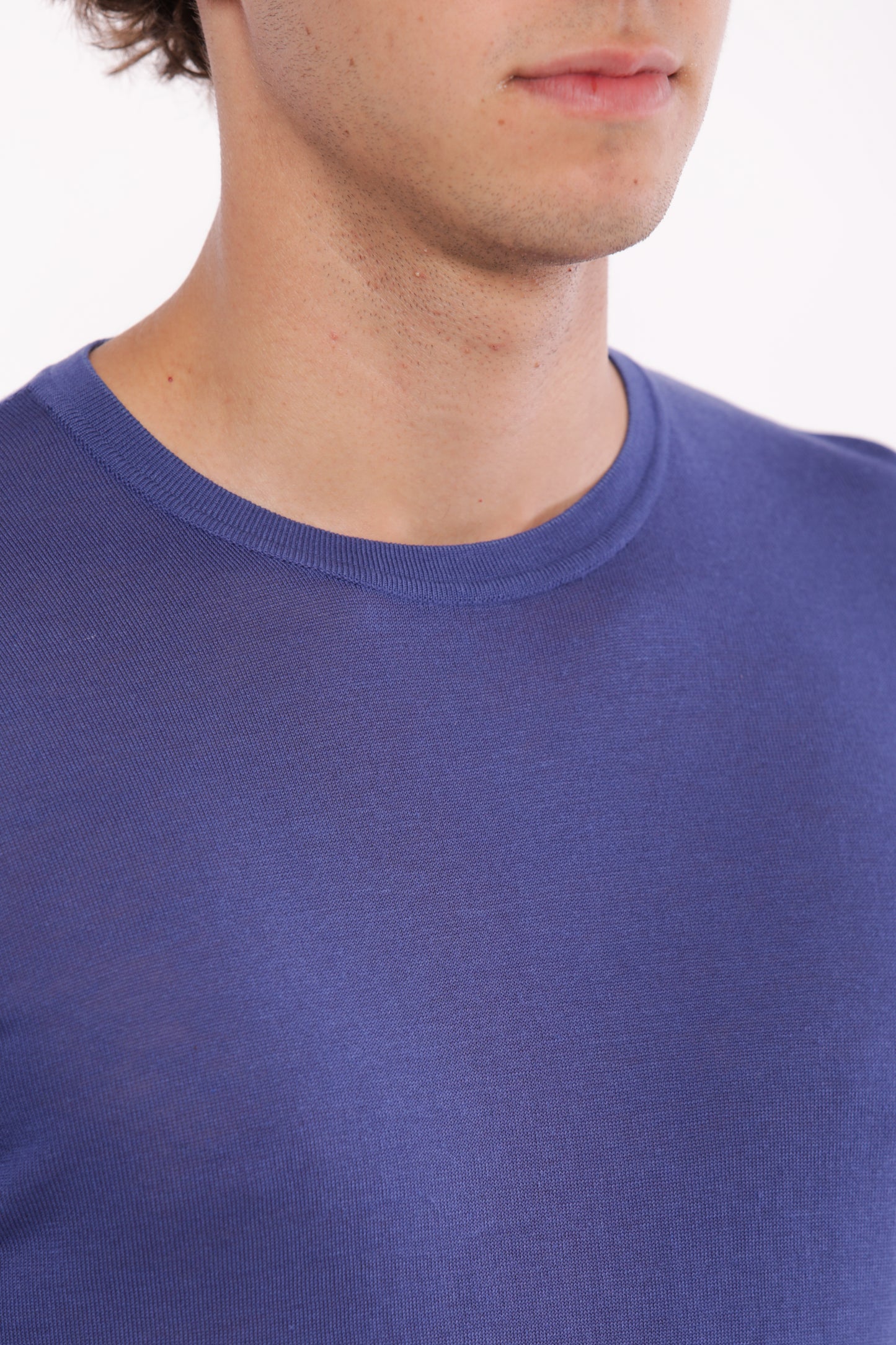 MAGLIETTA IN MAGLIA GIROCOLLO