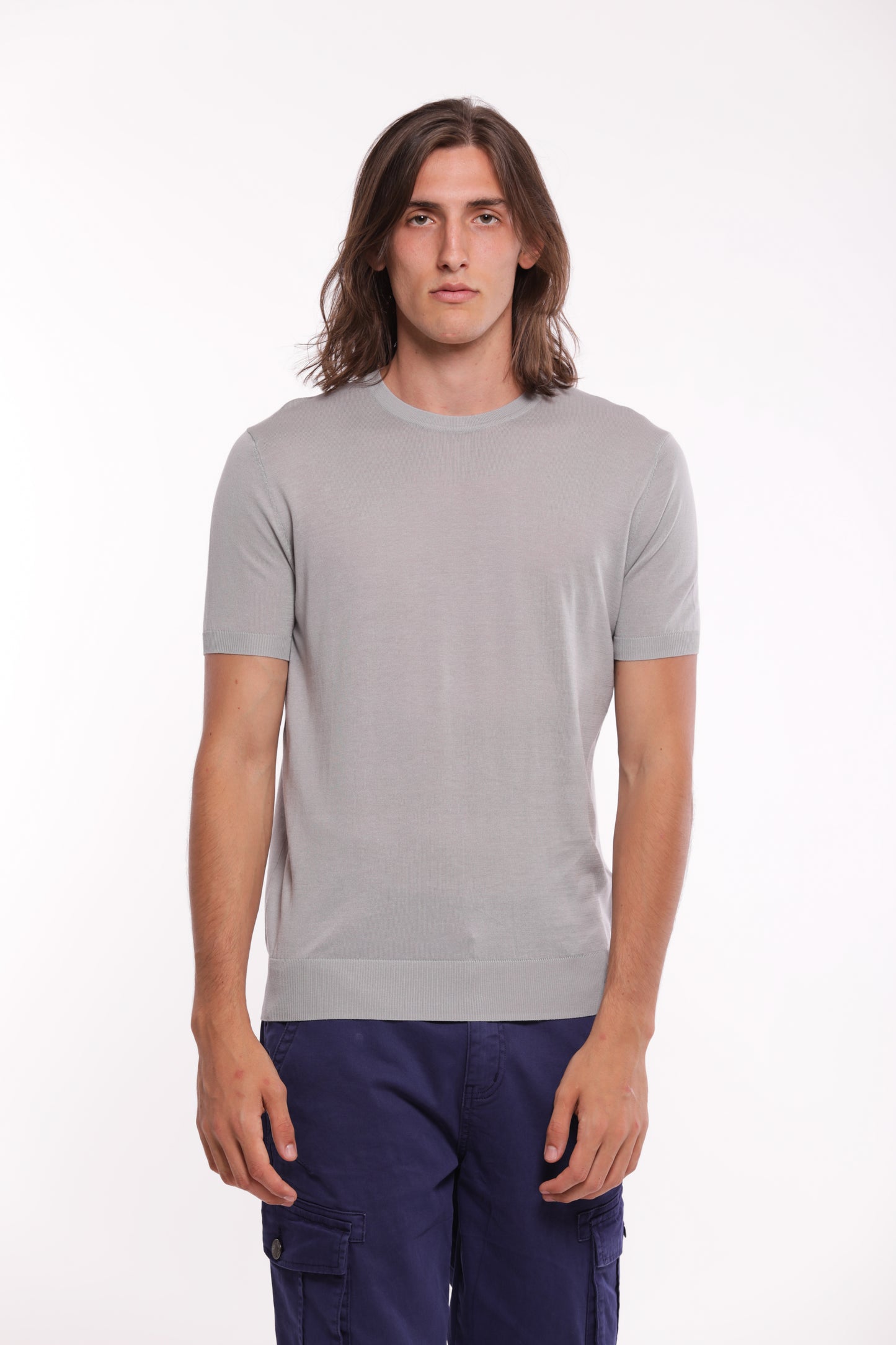 MAGLIETTA IN MAGLIA GIROCOLLO