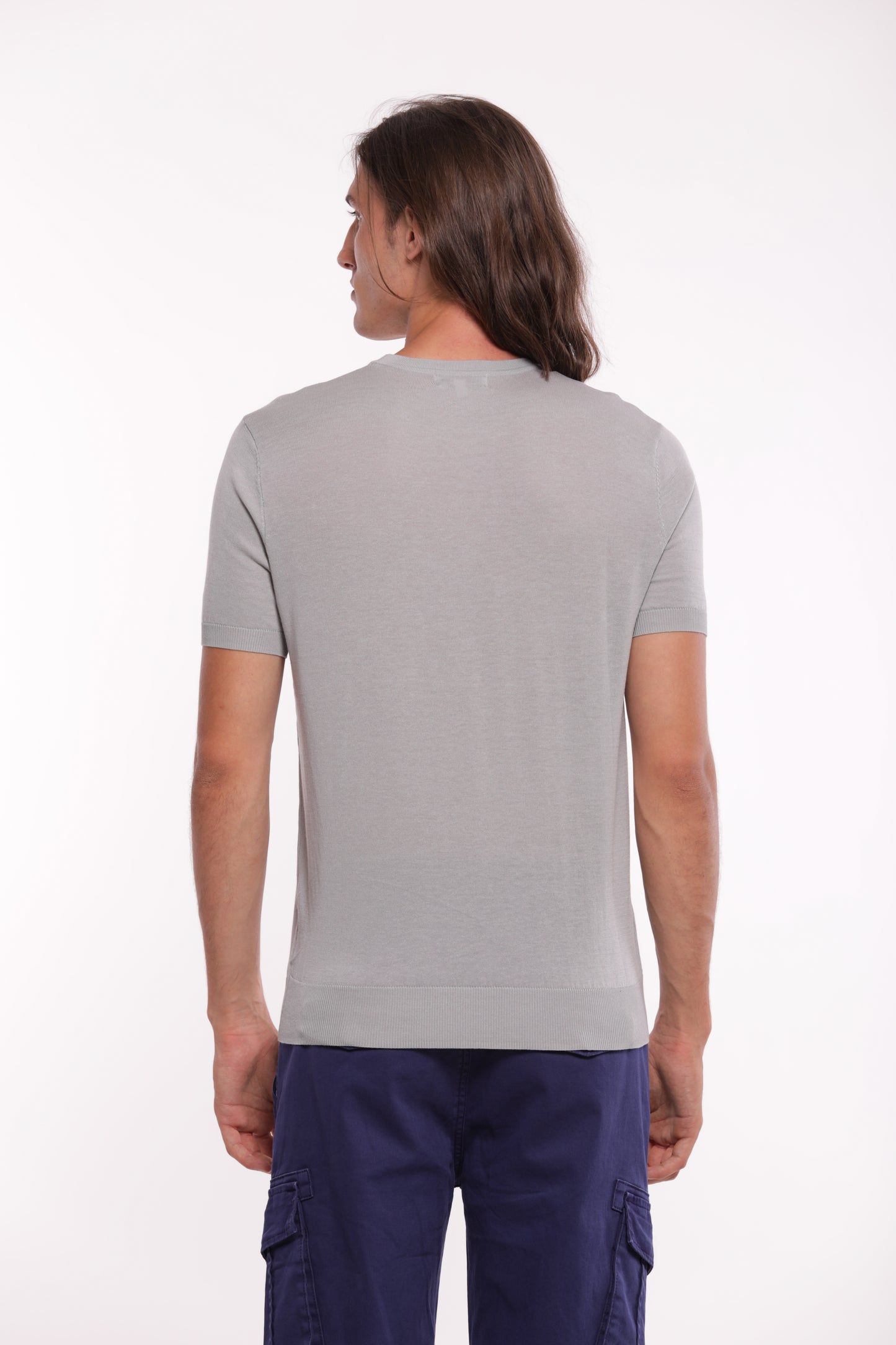 MAGLIETTA IN MAGLIA GIROCOLLO