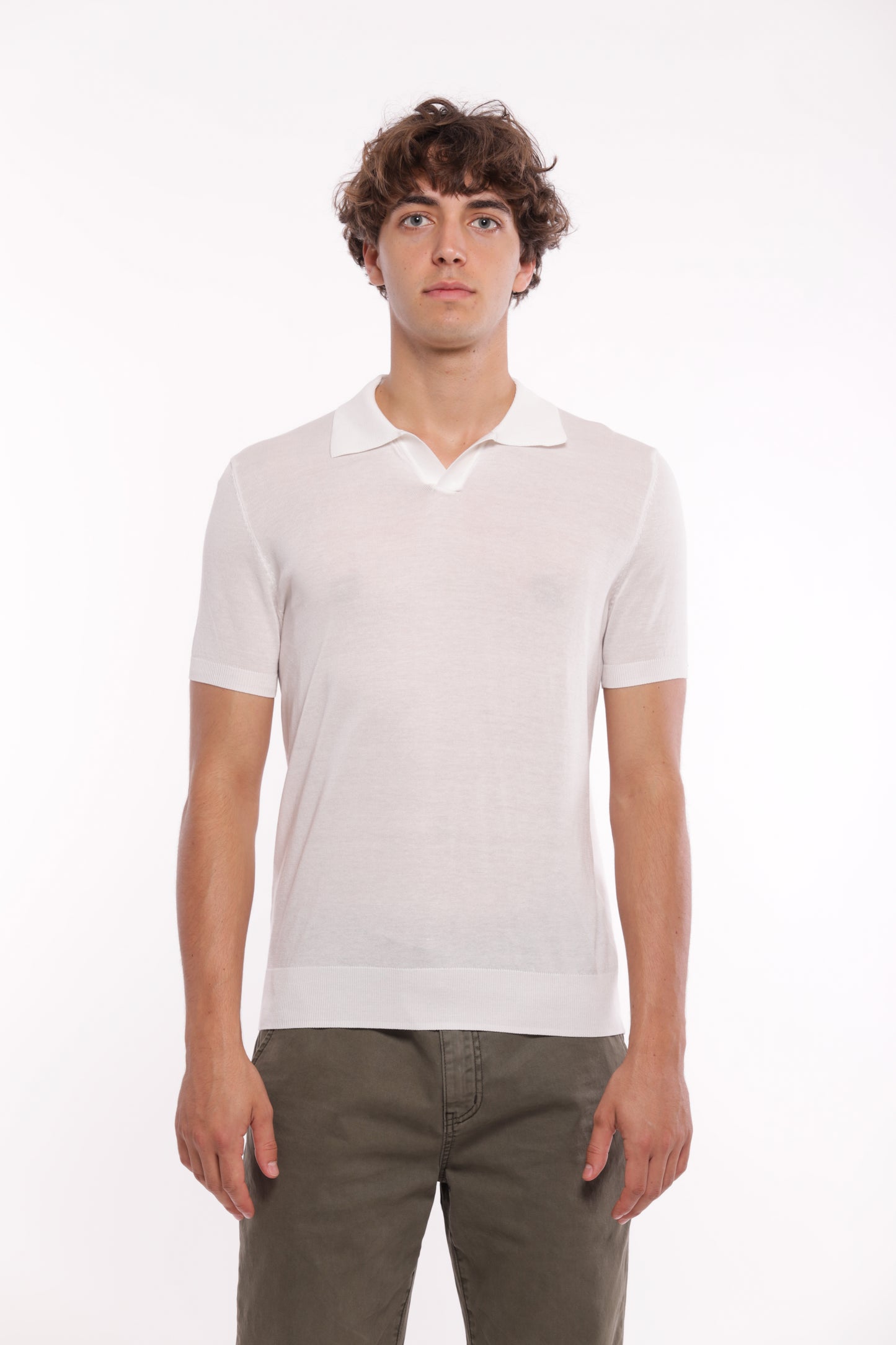 POLO IN MAGLIA CON LYOCELL