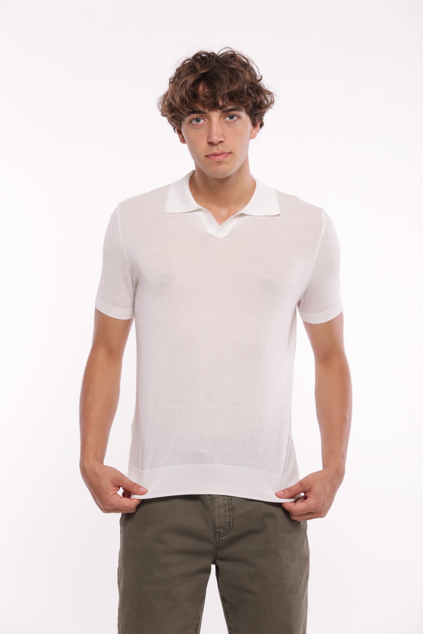 POLO IN MAGLIA CON LYOCELL