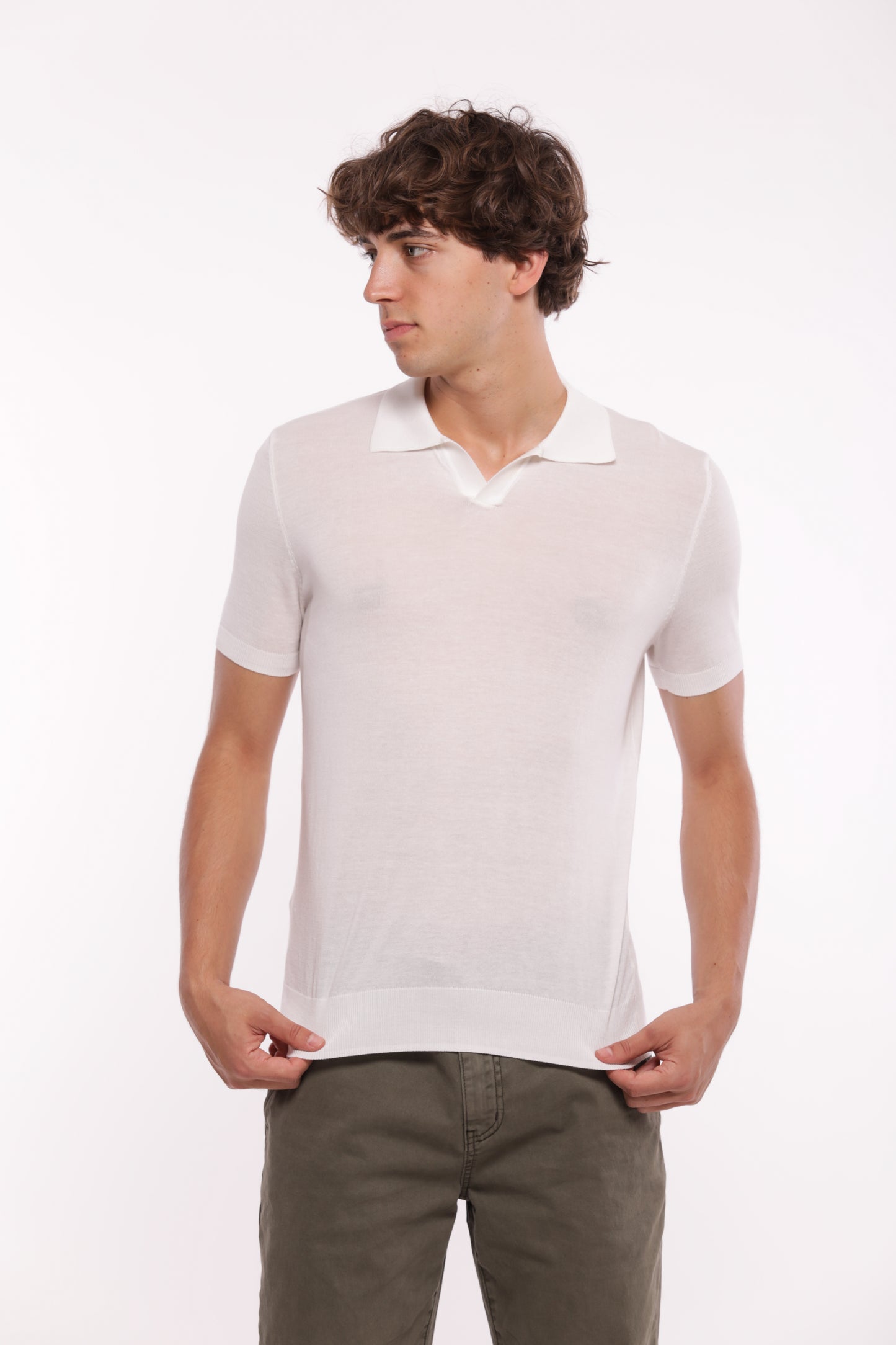 POLO IN MAGLIA CON LYOCELL