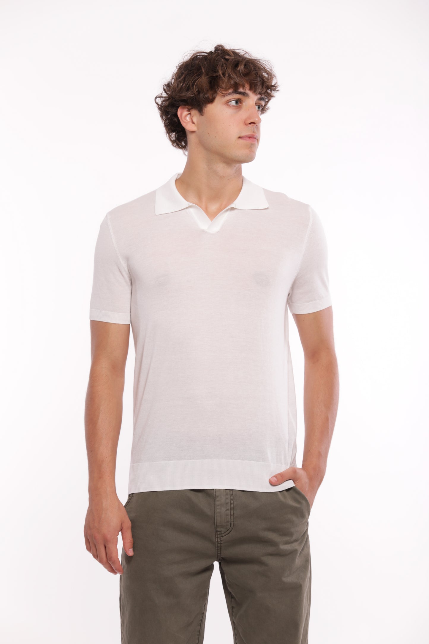 POLO IN MAGLIA CON LYOCELL
