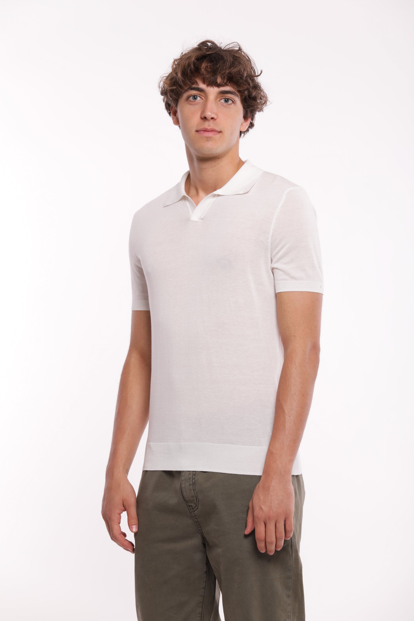 POLO IN MAGLIA CON LYOCELL