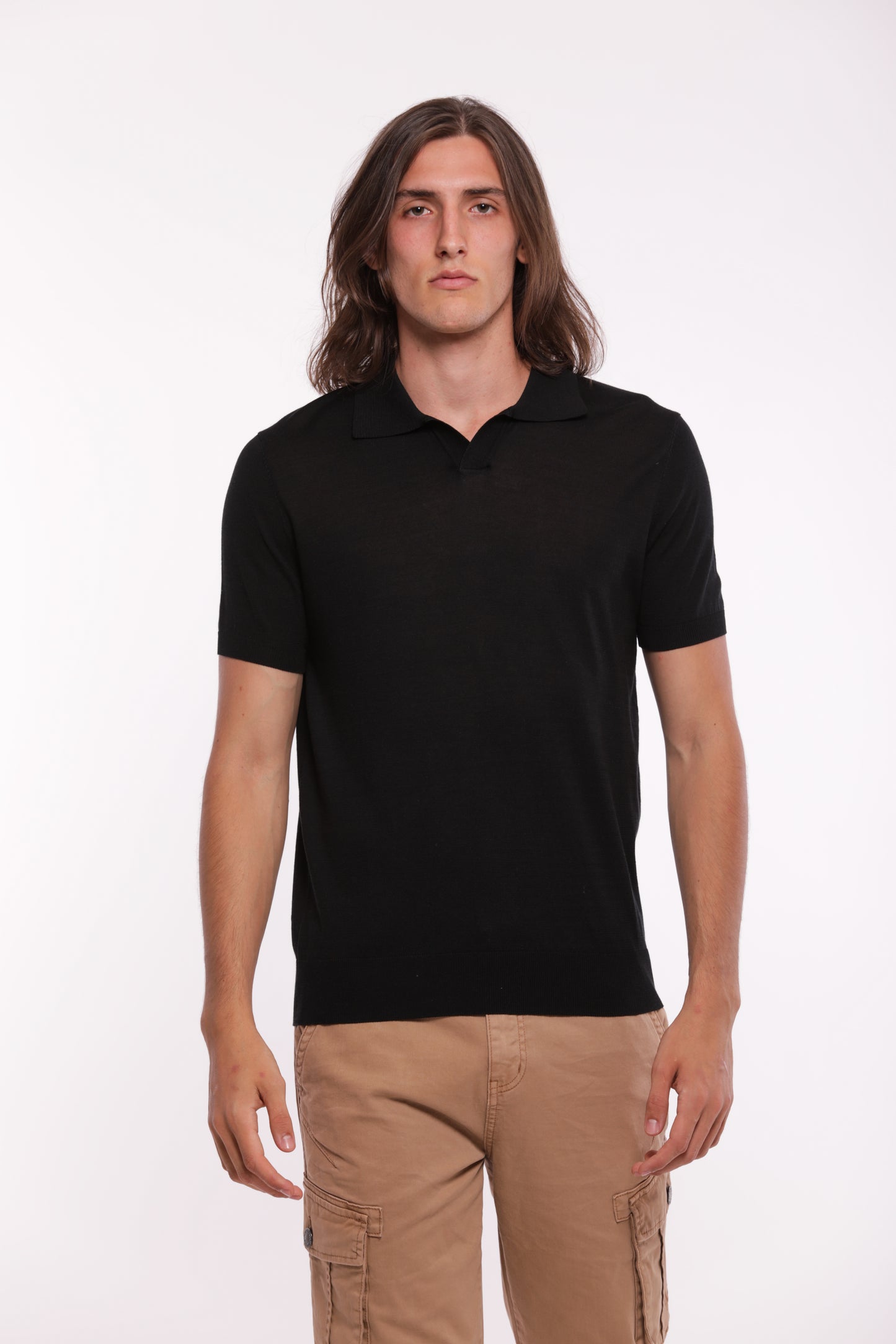 POLO IN MAGLIA CON LYOCELL