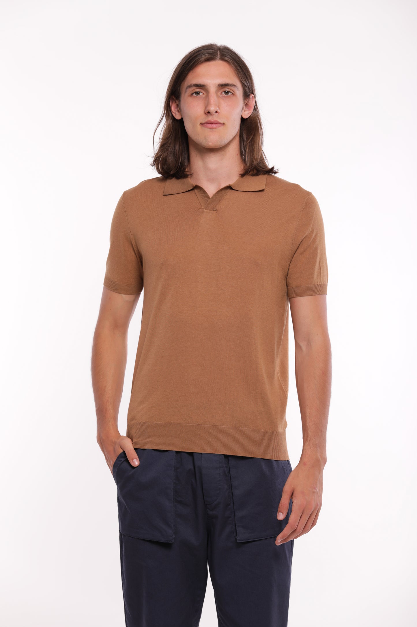 POLO IN MAGLIA CON LYOCELL
