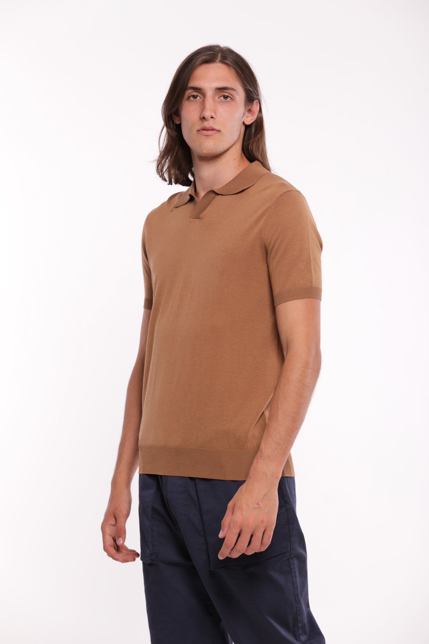 POLO IN MAGLIA CON LYOCELL